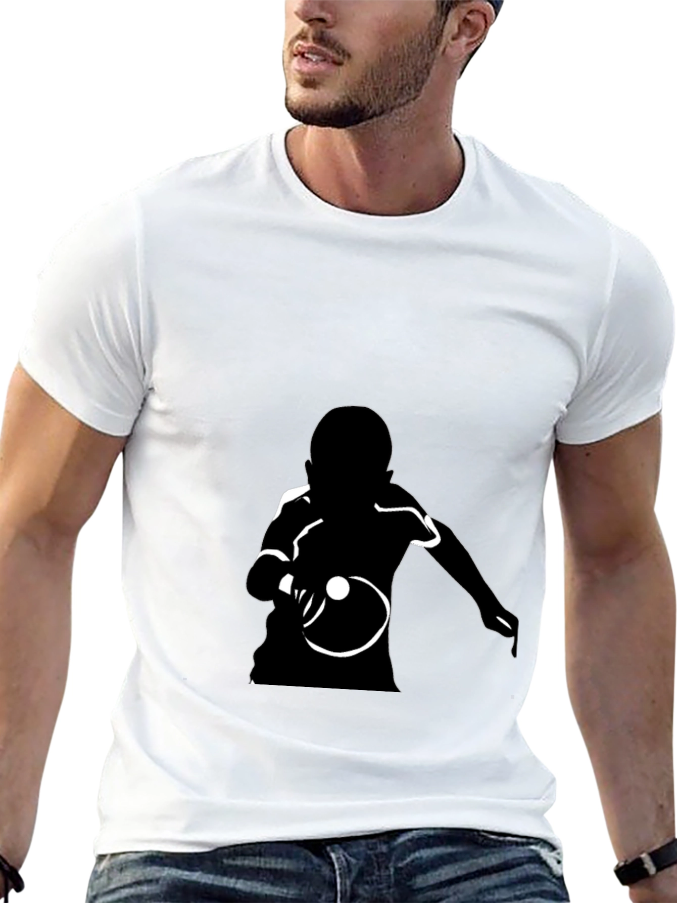 Table Tennis Player Graphic Tee