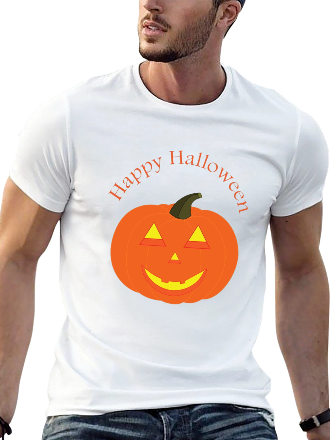Happy Halloween Pumpkin Graphic Tee