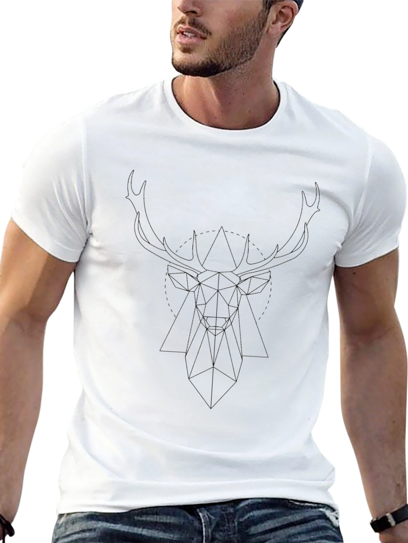 Mens Black Casual Short Sleeve T-Shirt