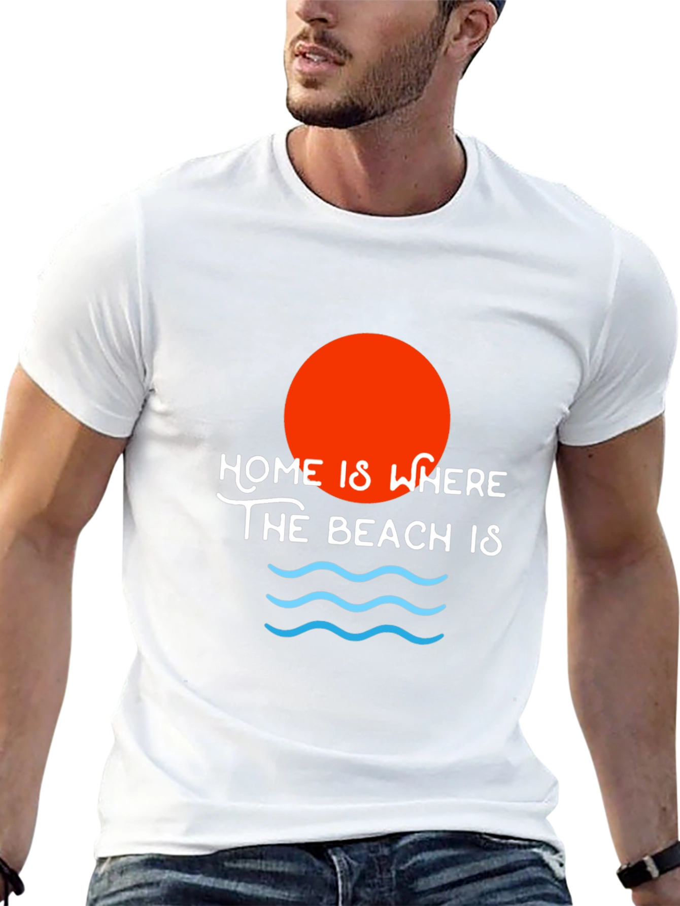 Home is Where the Beach Is Graphic Tee