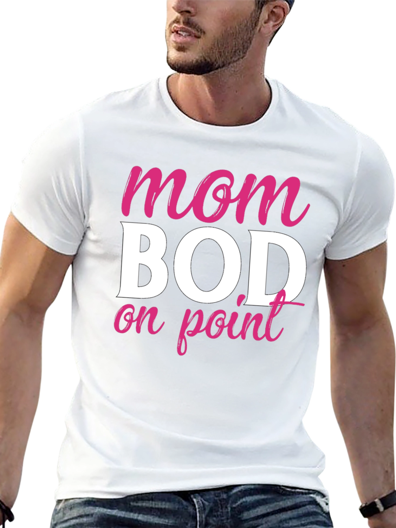 Mom Bod On Point Graphic Tee - Unisex Fit
