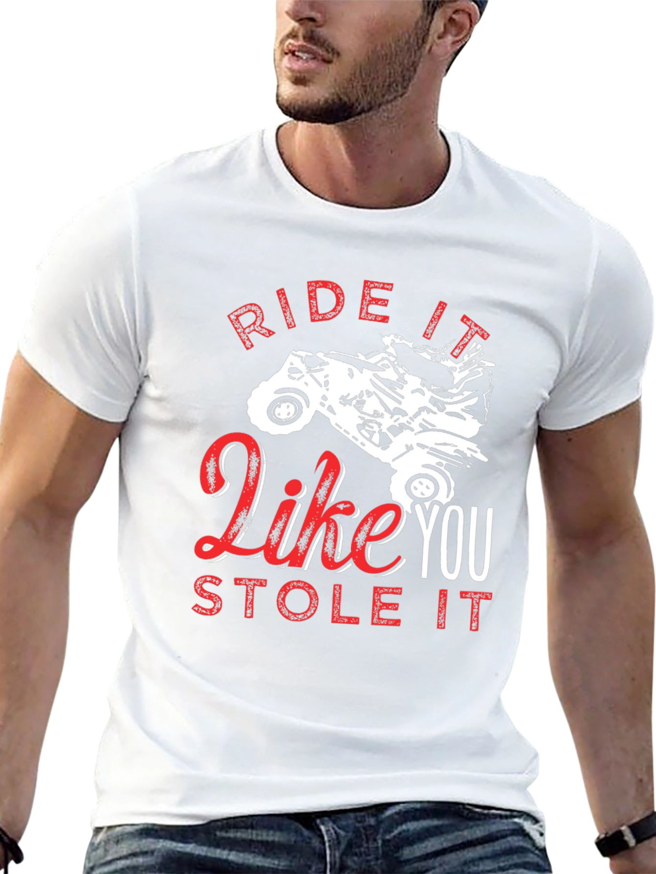 Ride it Like You Stole It Black Tee