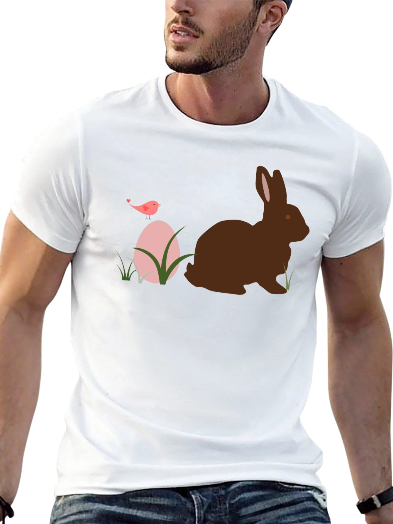Easter Bunny T-Shirt - Cute Spring Graphic Tee