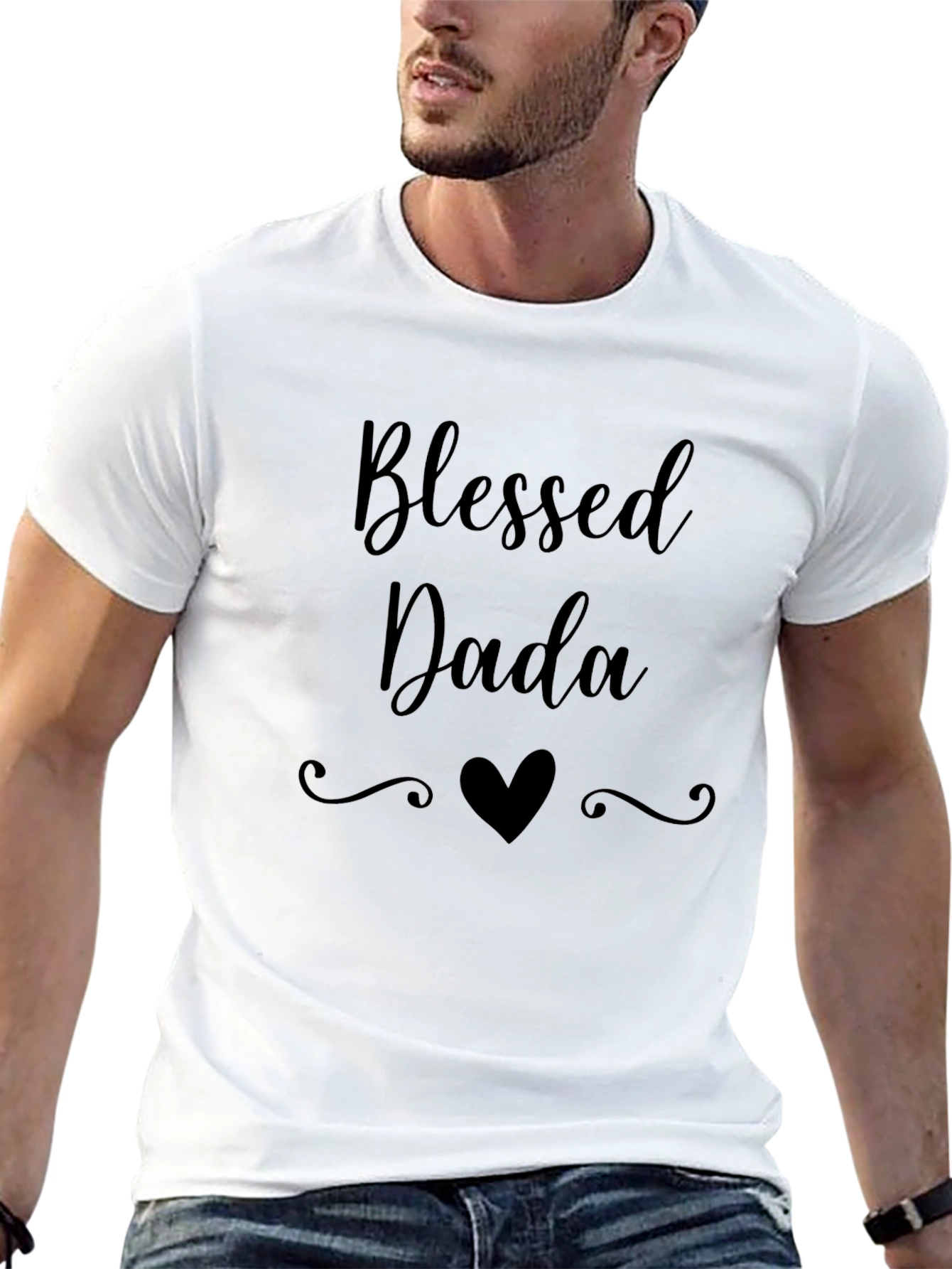 Blessed Dada Graphic T-Shirt - Fathers Day Gift