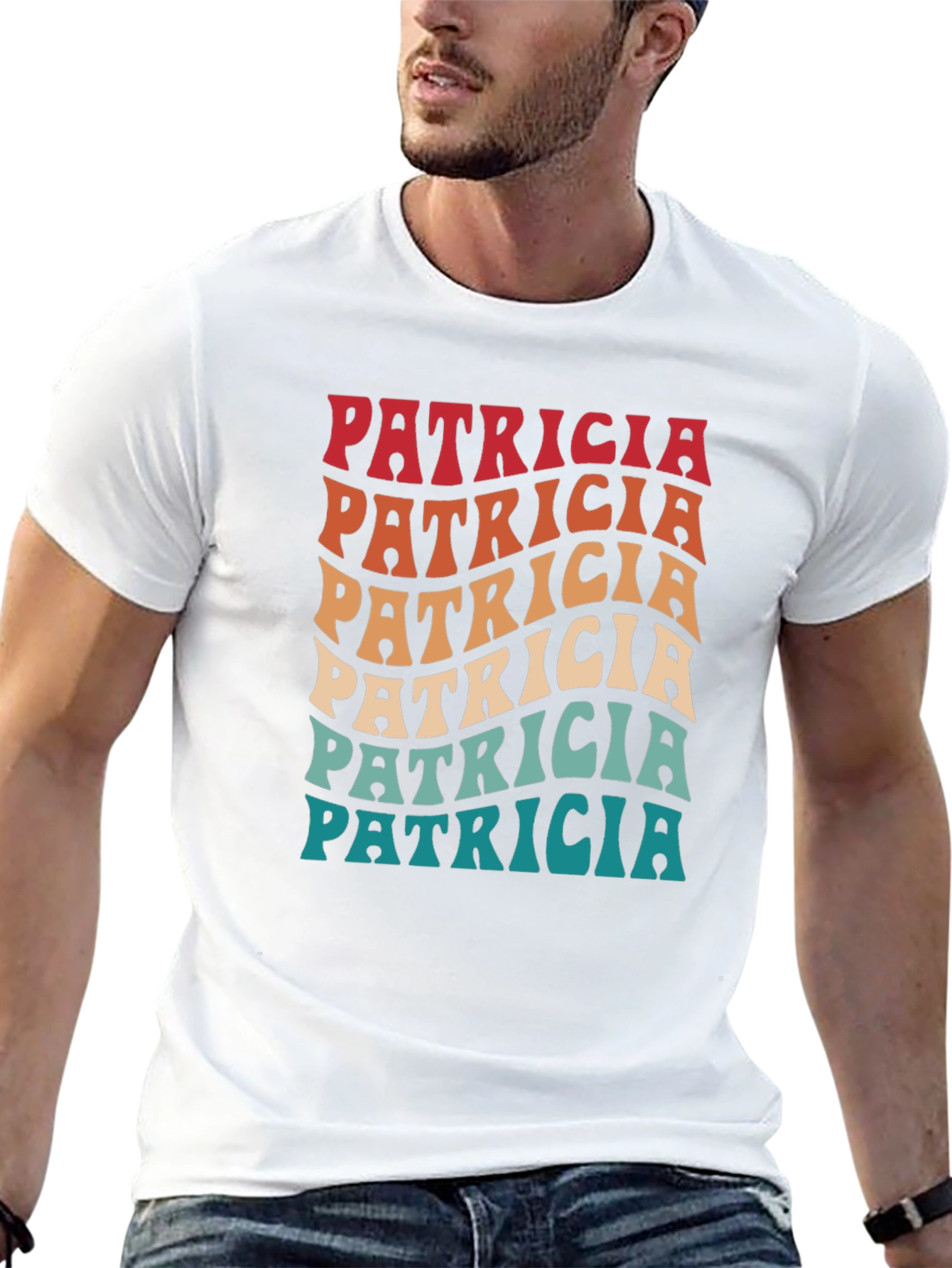 Retro Patricia Personalized Name T-Shirt