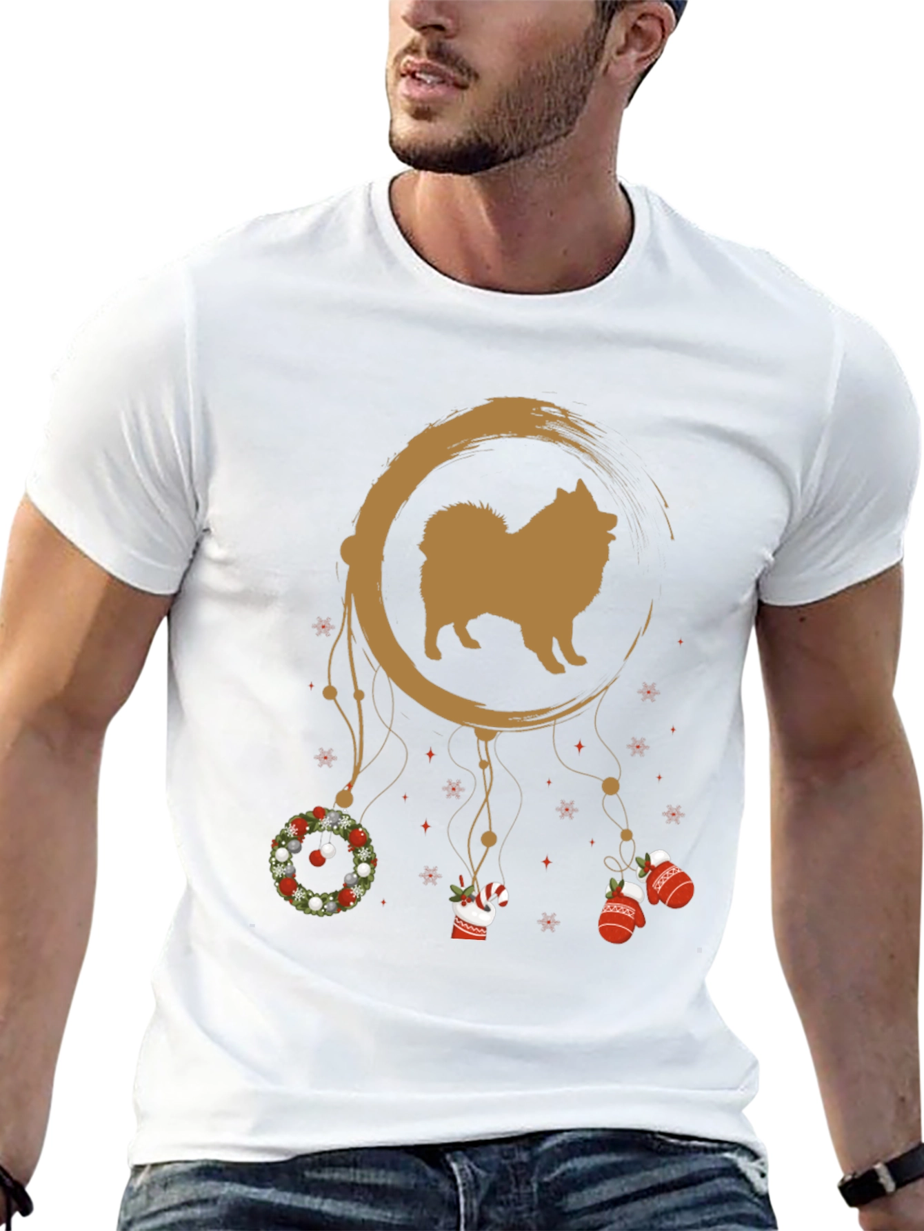 Dog Breed Dreamcatcher Christmas T-Shirt