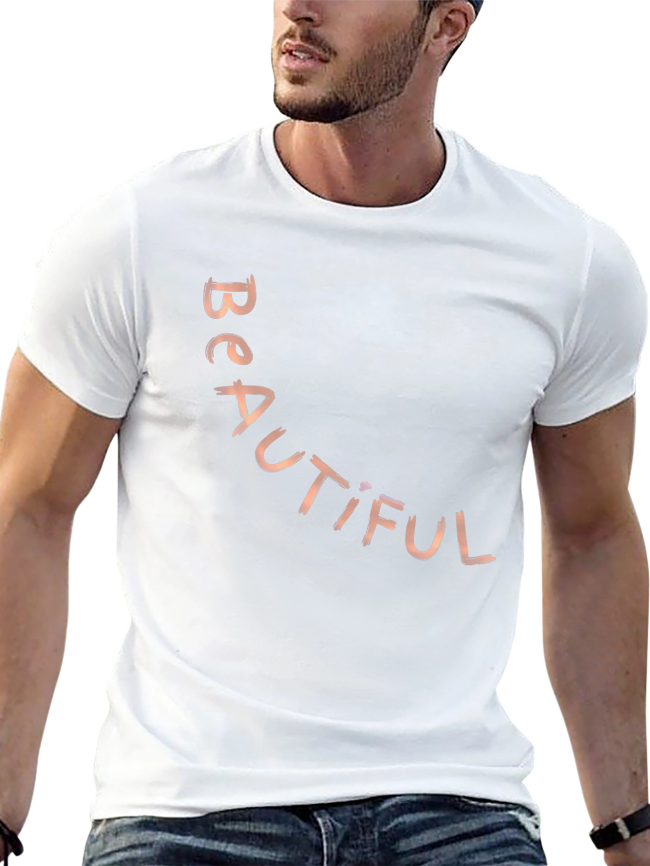 Beautiful Graphic Tee - Soft Cotton Crewneck