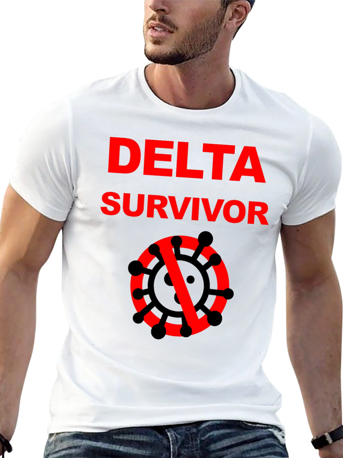 Delta Survivor Graphic Tee - Virus Awareness