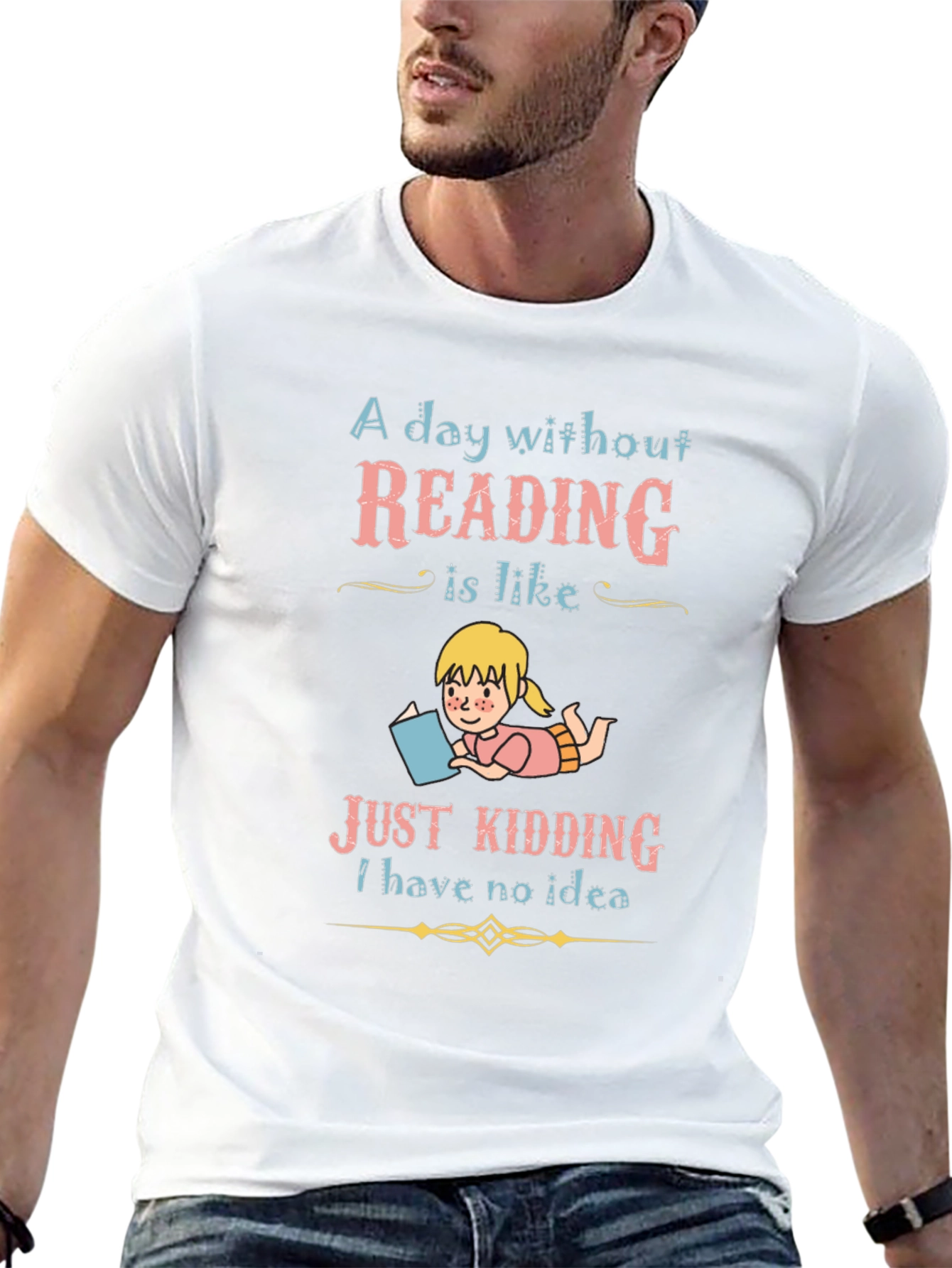 Reading Lover T-Shirt - A Day Without Reading