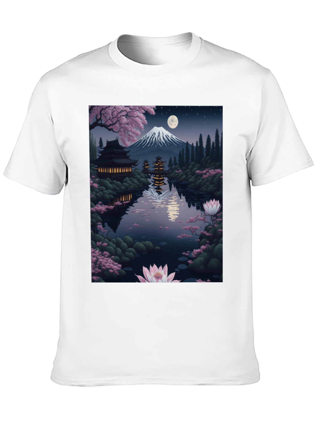 Scenic Japanese Temple T-Shirt