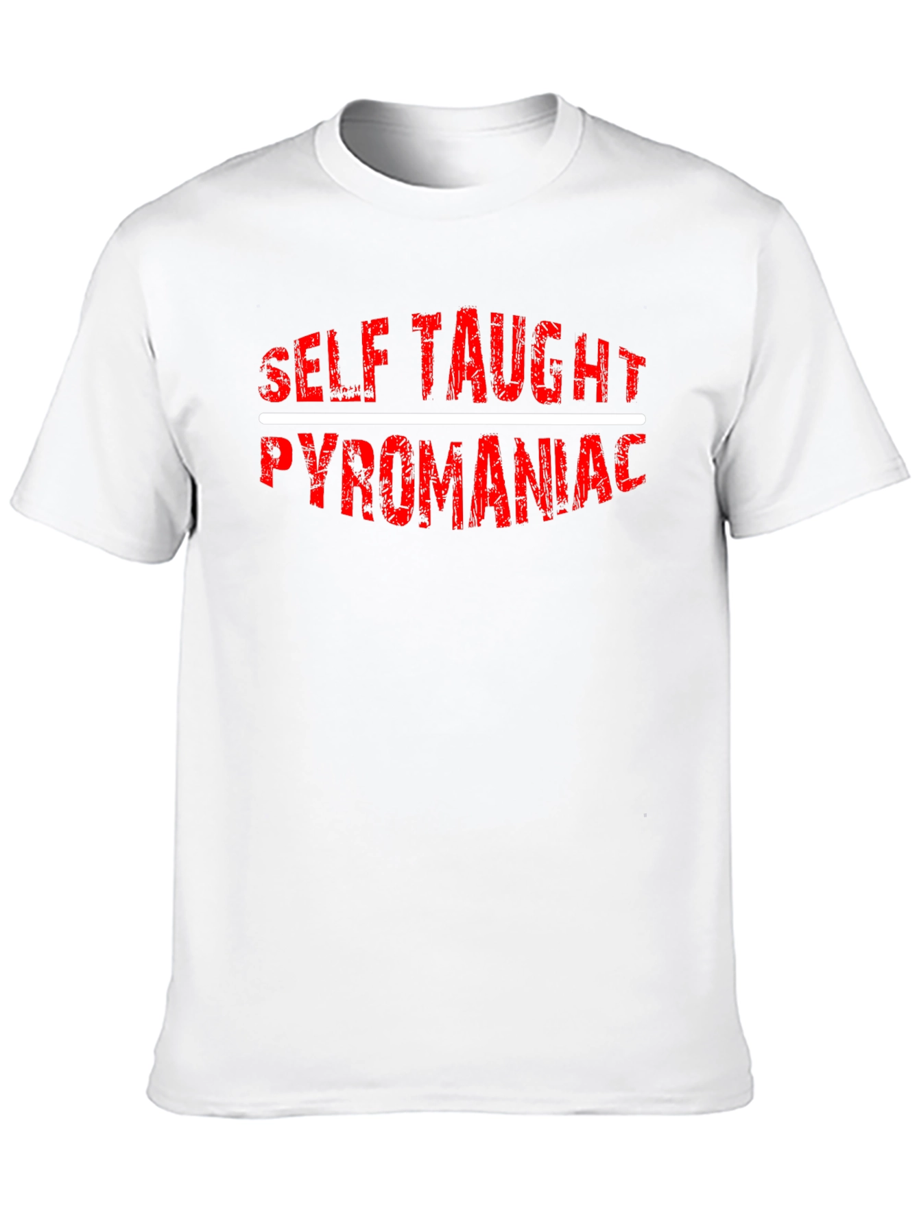Self-Taught Pyromaniac Black Graphic T-Shirt