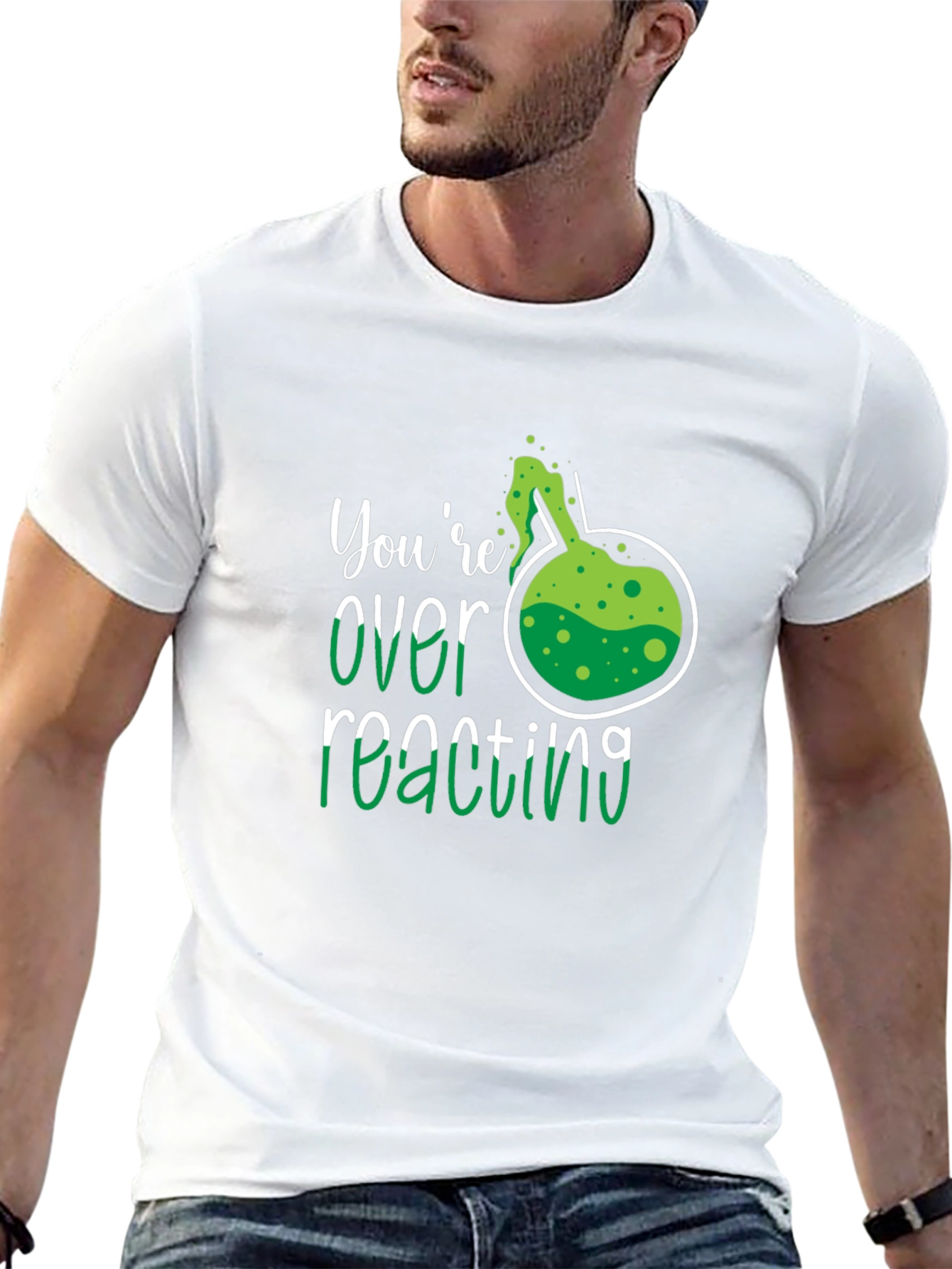 Funny Science Youre Overreacting Graphic Tee