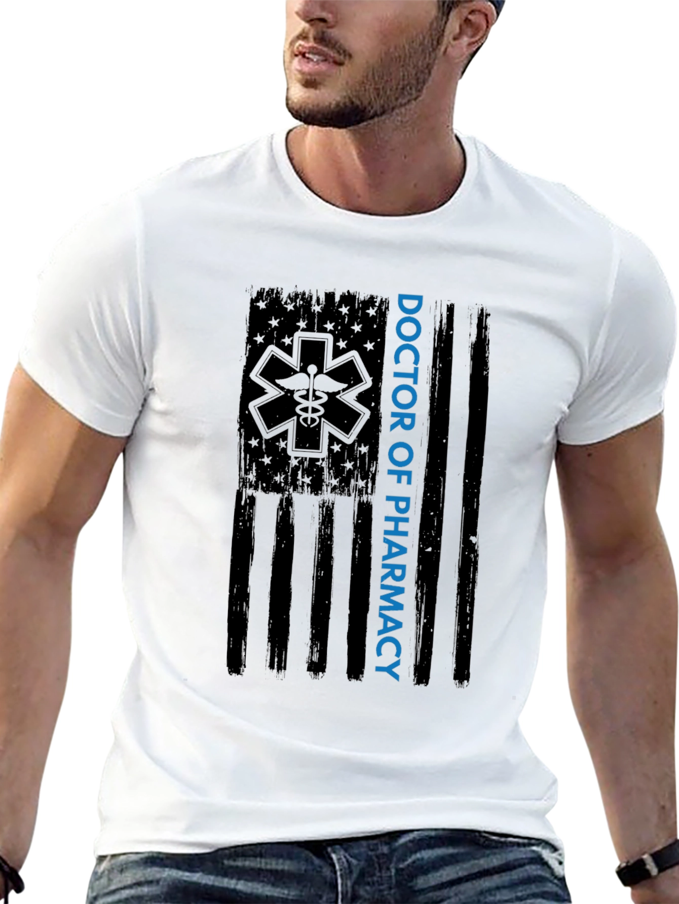 Doctor of Pharmacy American Flag T-Shirt