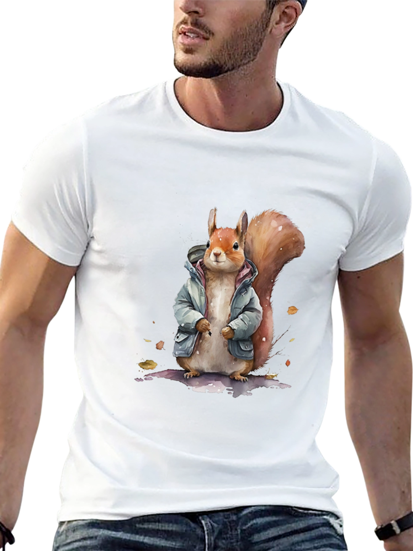 Squirrel in a Jacket T-Shirt