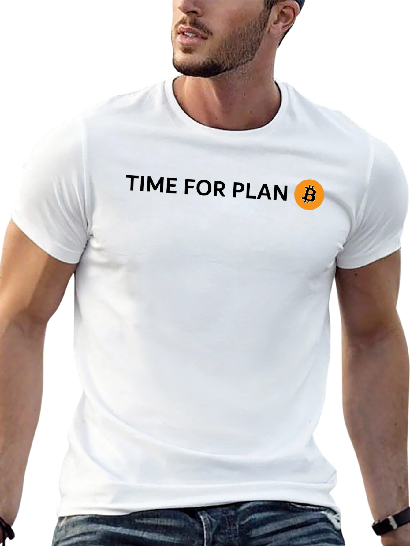 Time For Plan B Bitcoin Black Tee