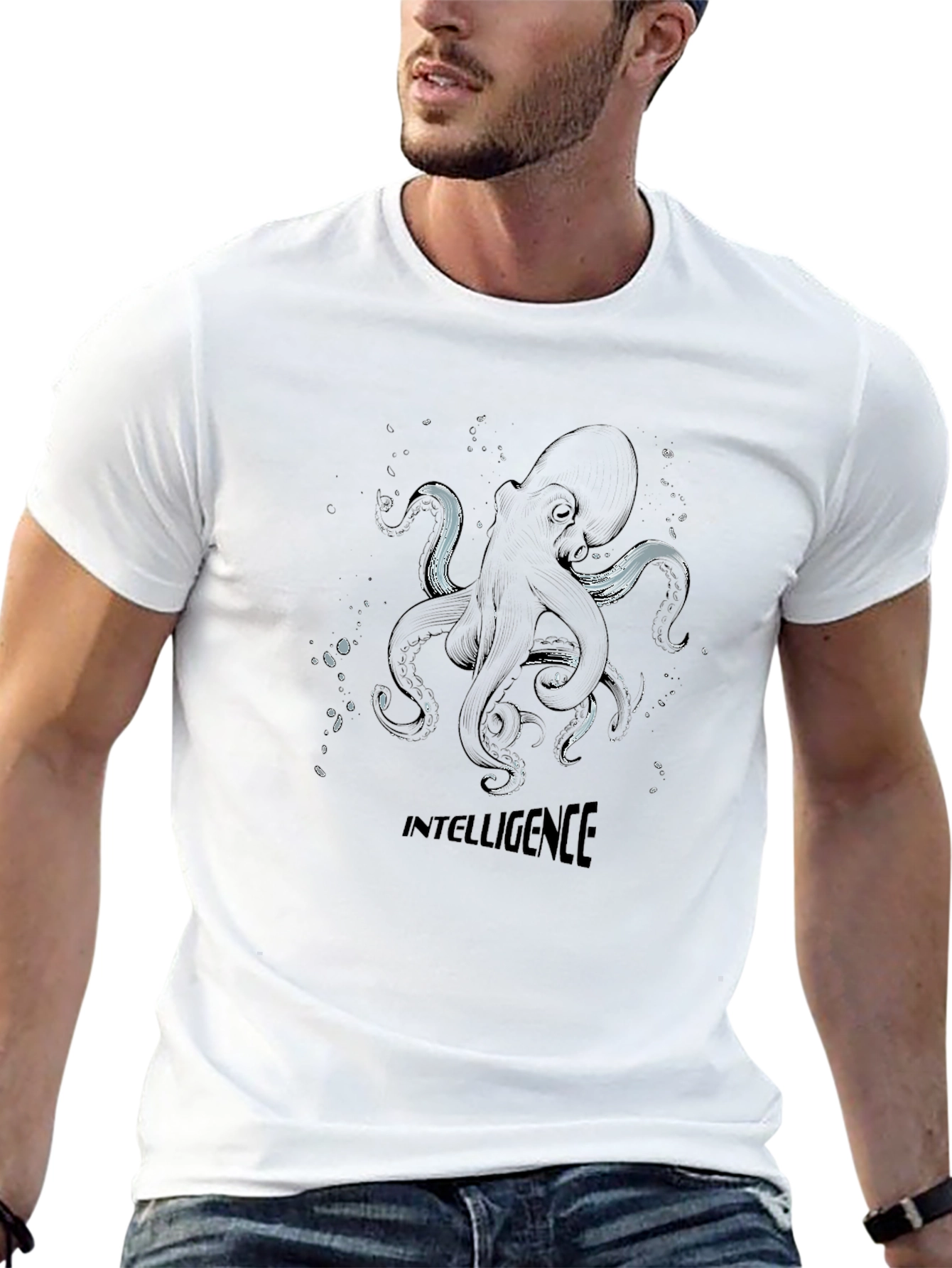 Octopus Intelligence Graphic Tee