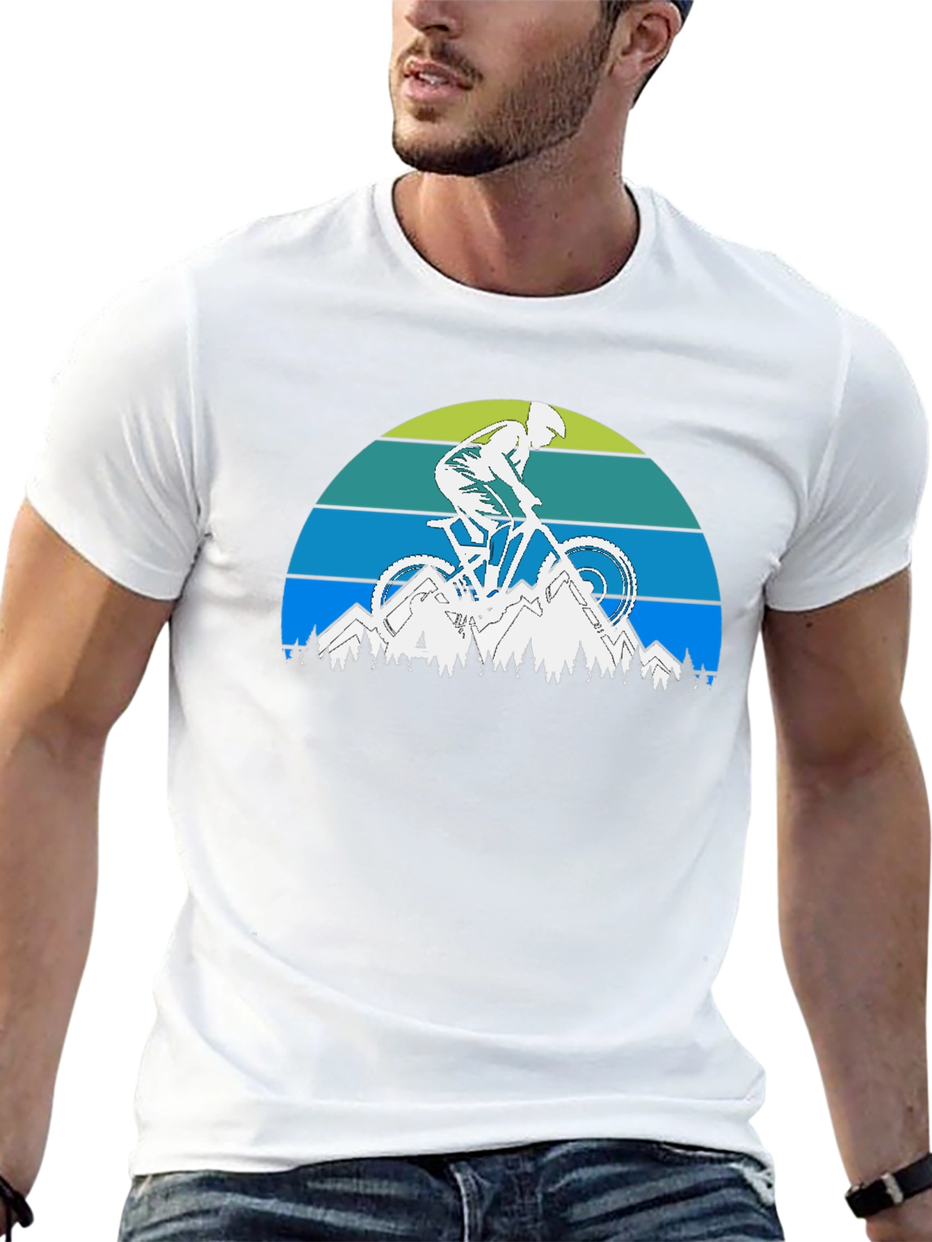 Mountain Biker Graphic Tee - Adventure Ready!