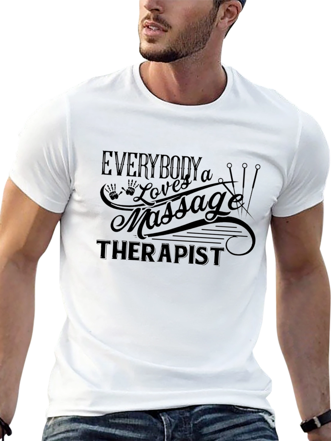 Massage Therapist T-Shirt - Everybody Loves Massage!