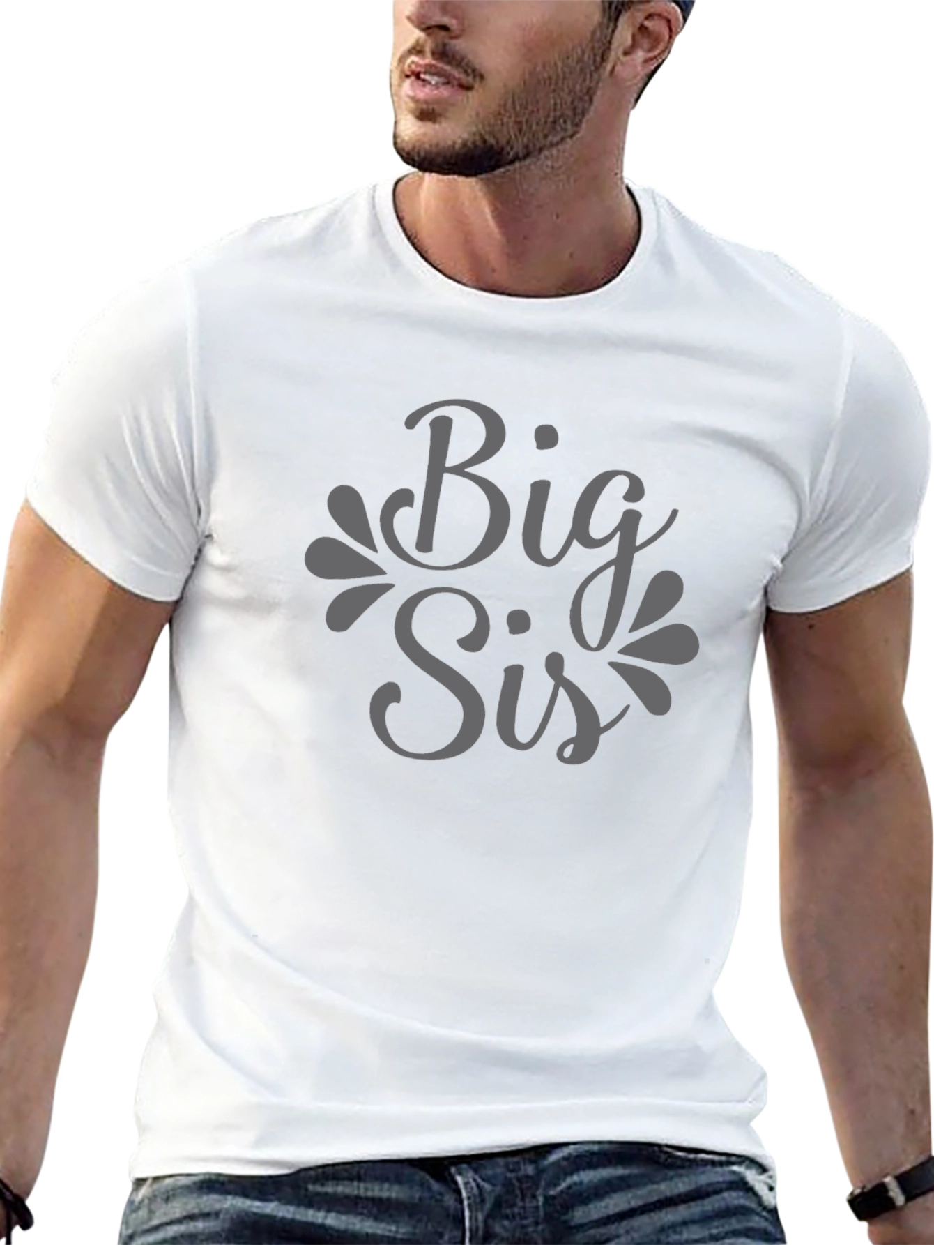 Big Sis Graphic Tee - Sister Pride T-Shirt
