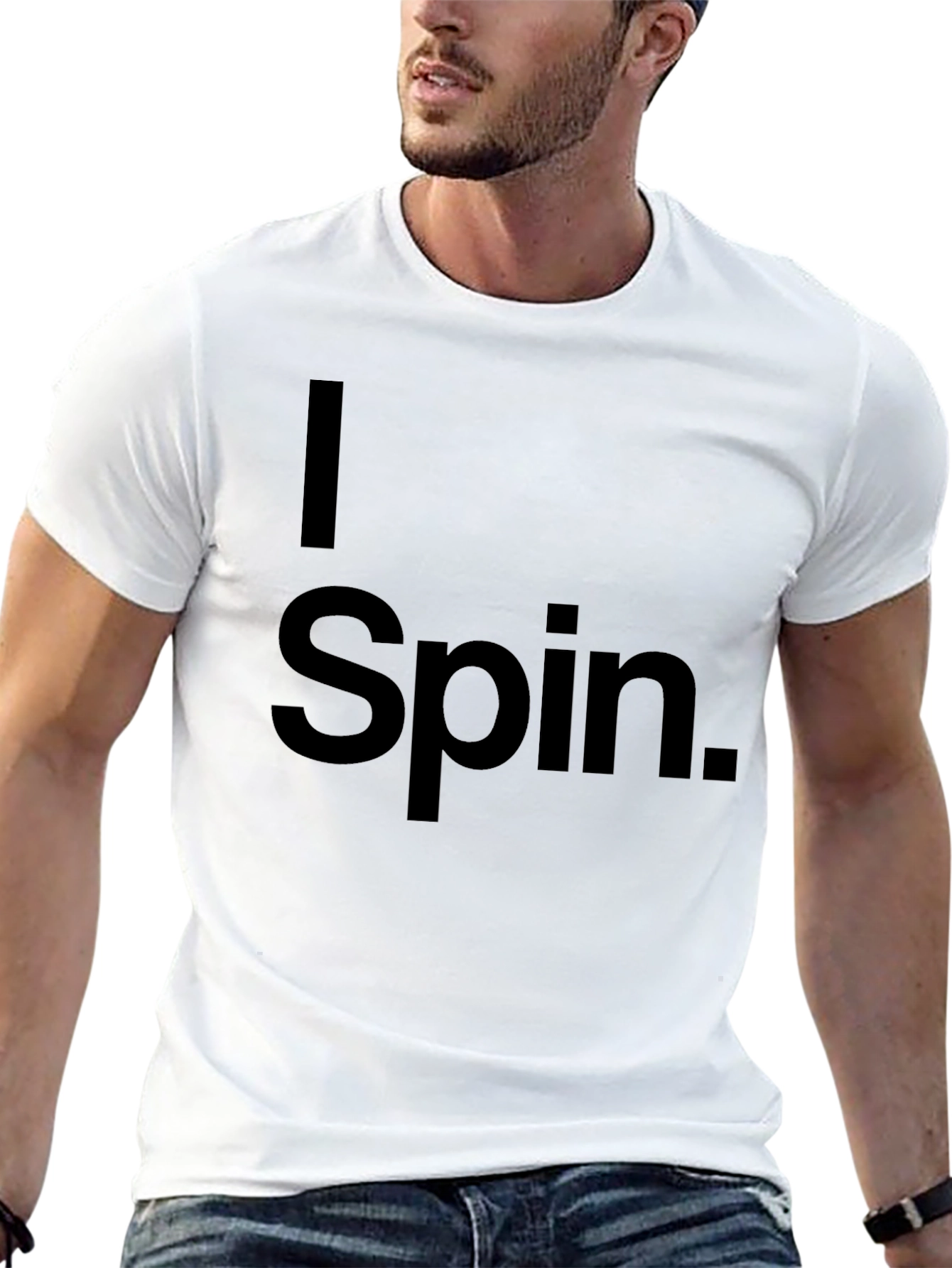 I Spin Black T-Shirt