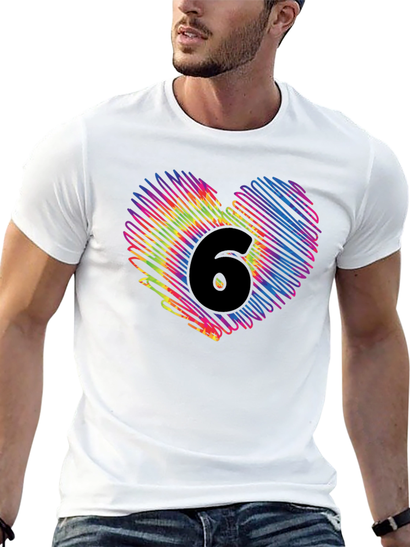 Heart 6th Birthday T-Shirt