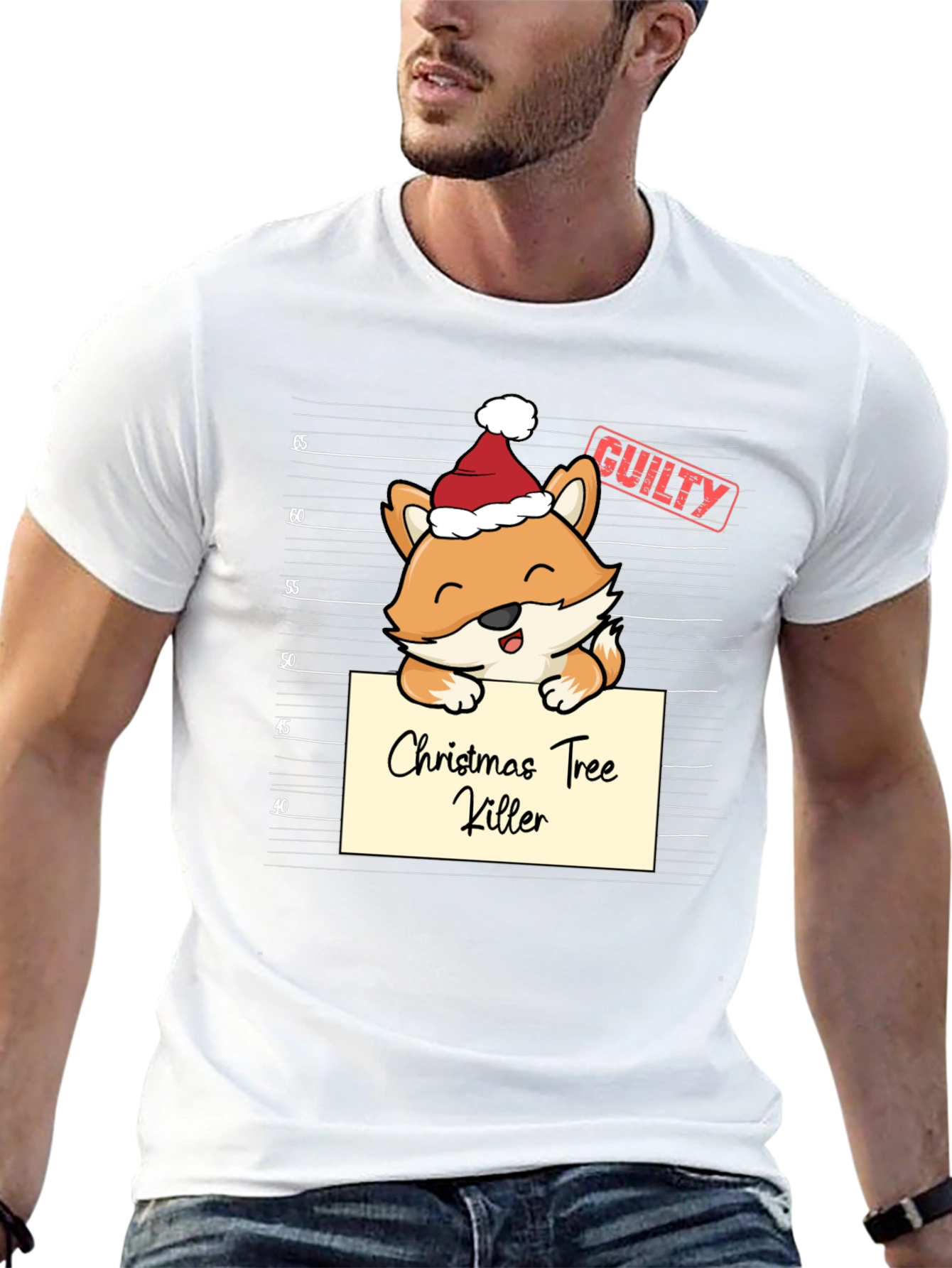 Christmas Tree Killer Fox T-Shirt