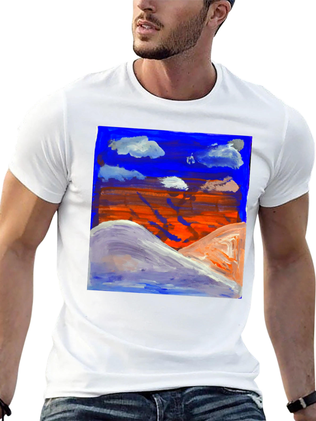 Artistic Landscape Graphic Tee