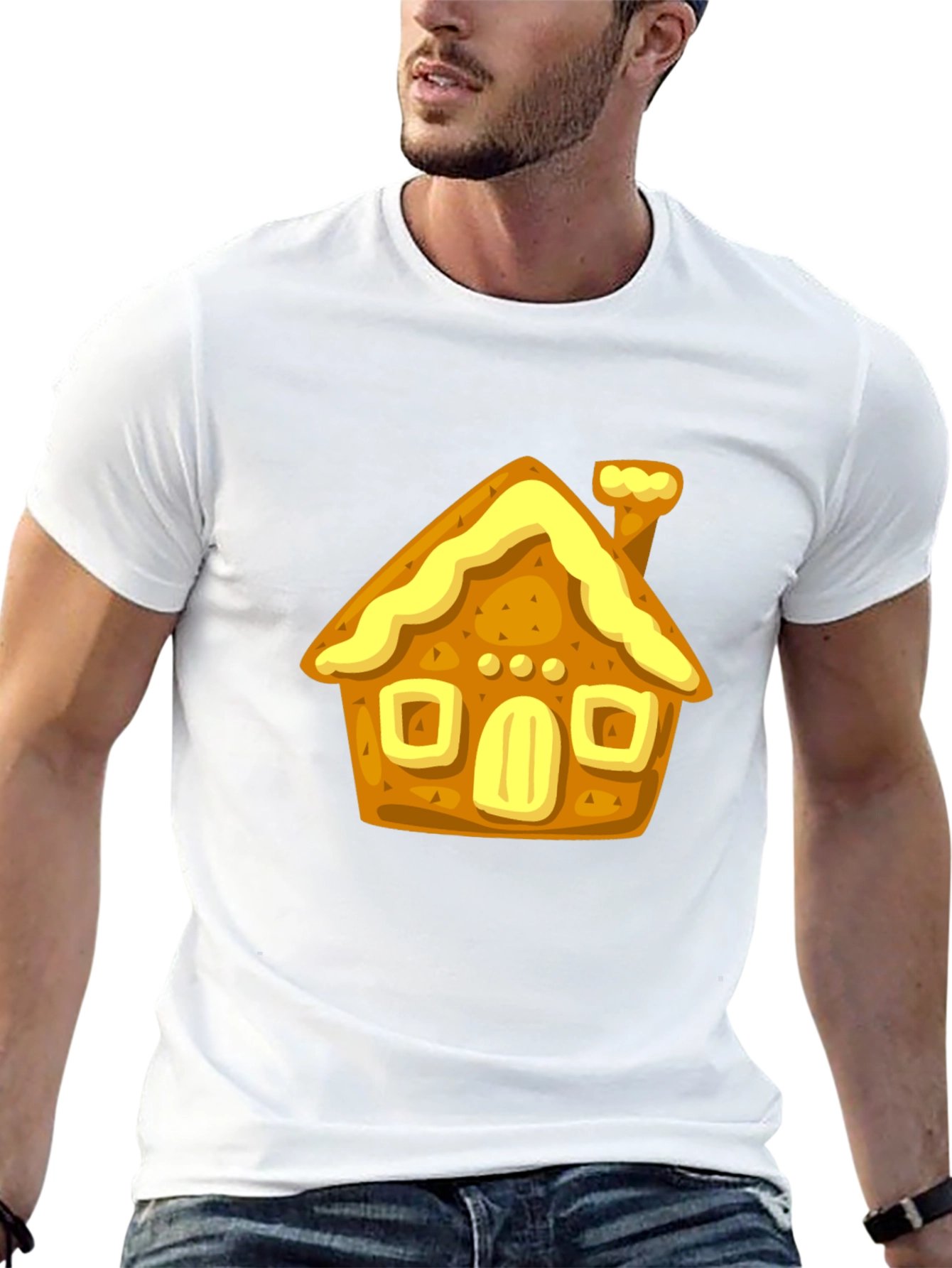 Gingerbread House Graphic T-Shirt