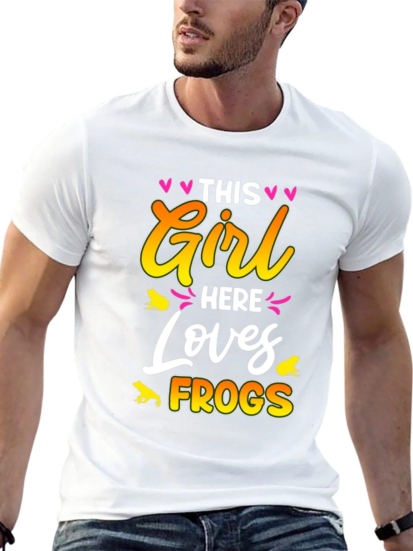 This Girl Loves Frogs Graphic T-Shirt