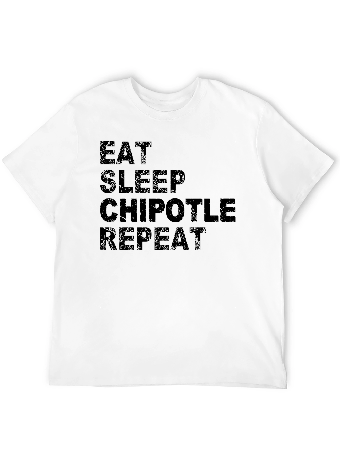 Eat Sleep Chipotle Repeat Graphic Tee