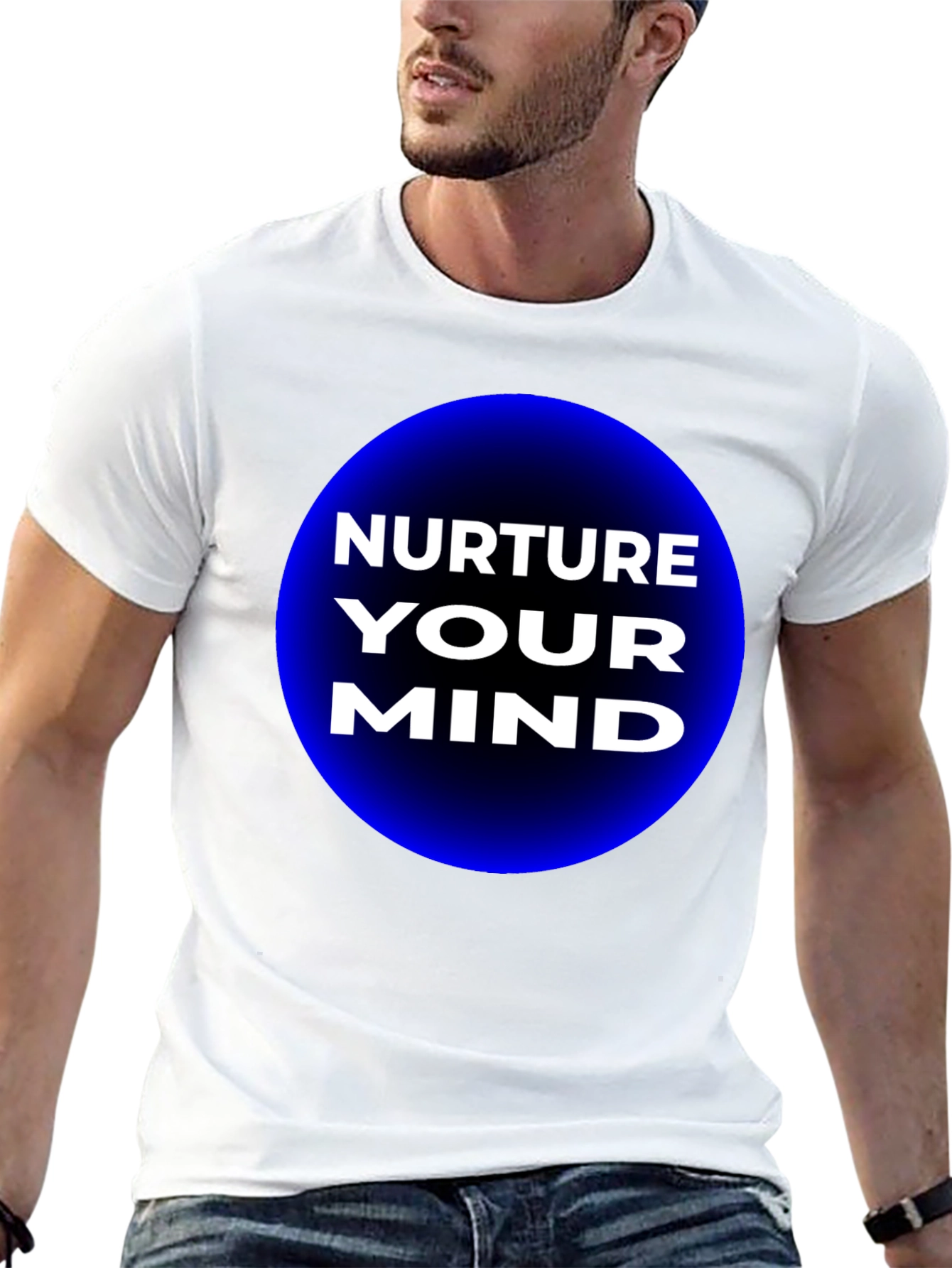 Nurture Your Mind T-Shirt - Black Graphic Tee