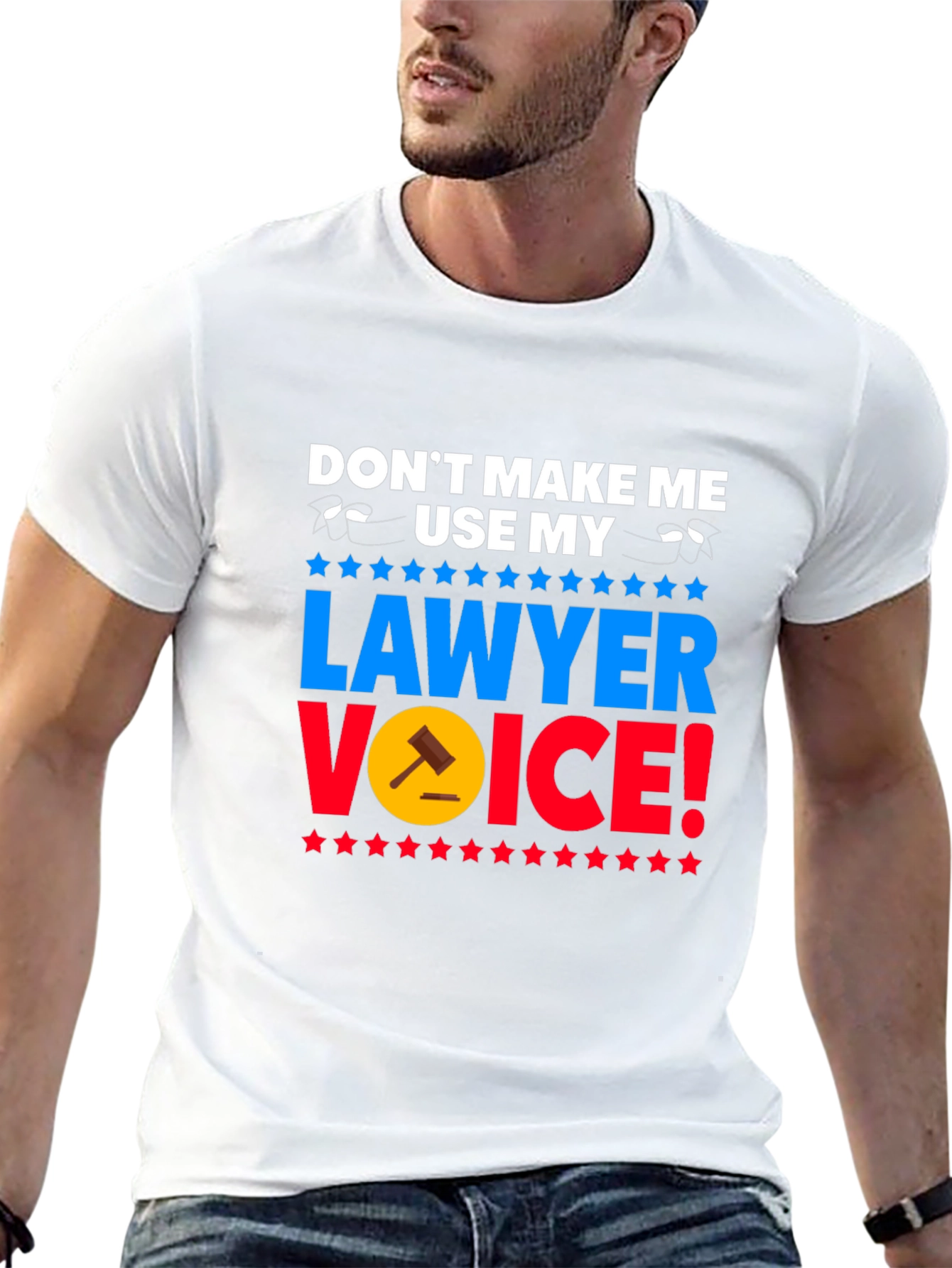 Lawyer Voice T-Shirt - Funny Attorney Gift