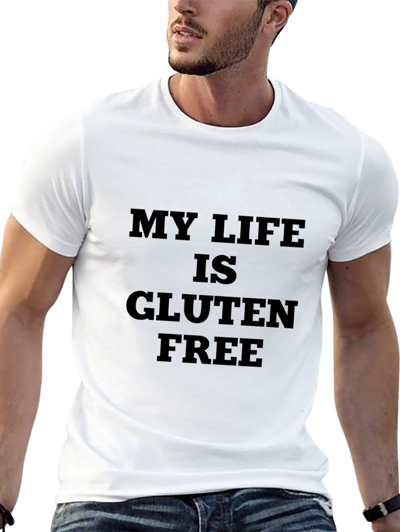 My Life is Gluten Free Black T-Shirt