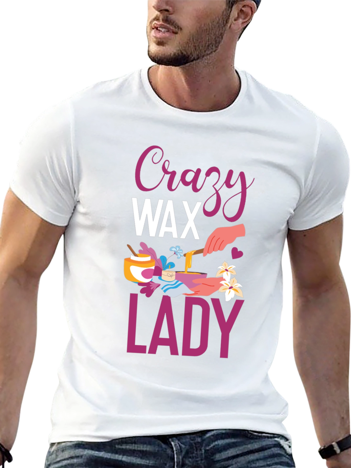 Crazy Wax Lady Graphic Tee