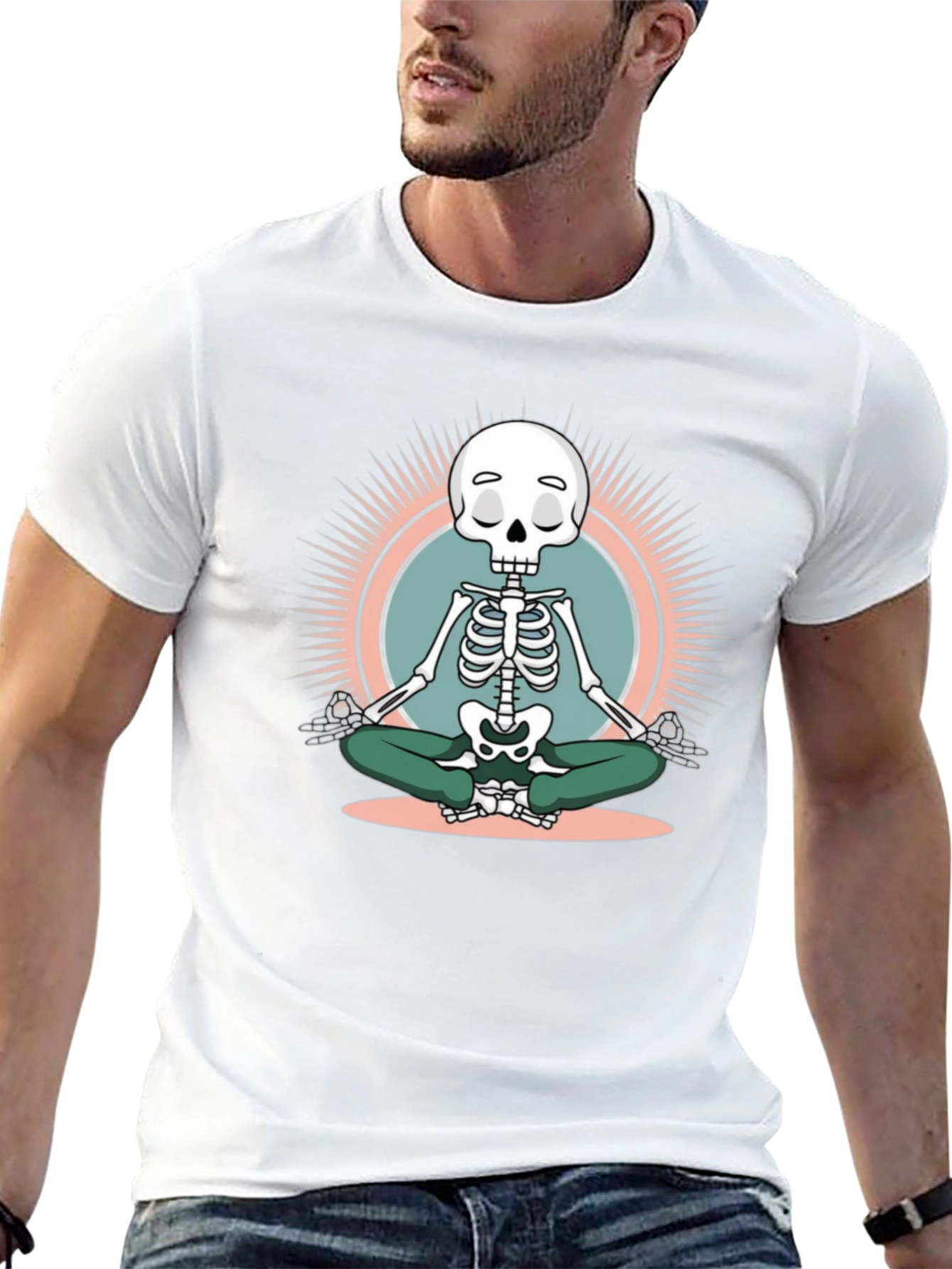 Zen Skeleton Black T-Shirt
