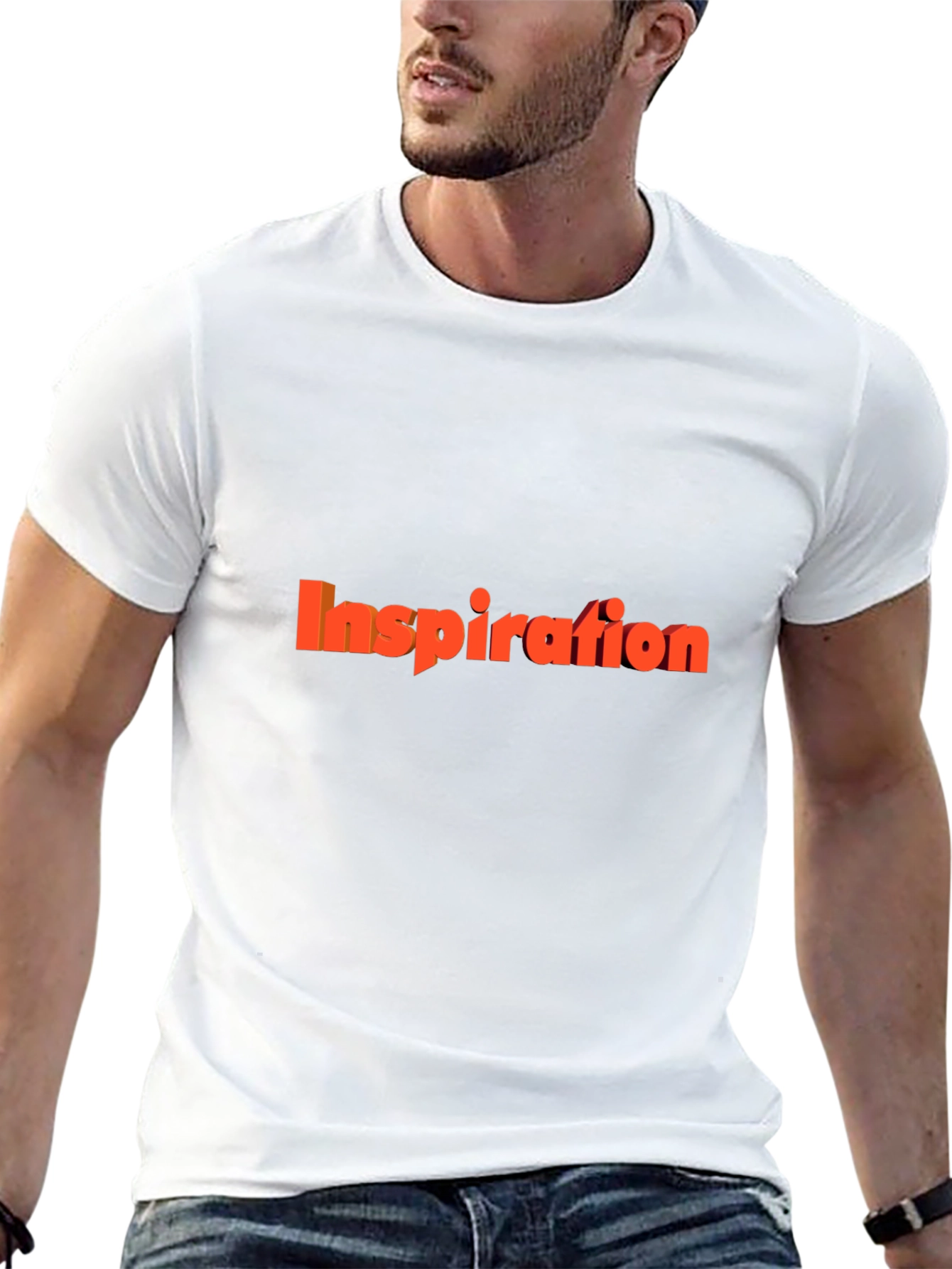 Inspiration Graphic Tee - Black Cotton T-Shirt