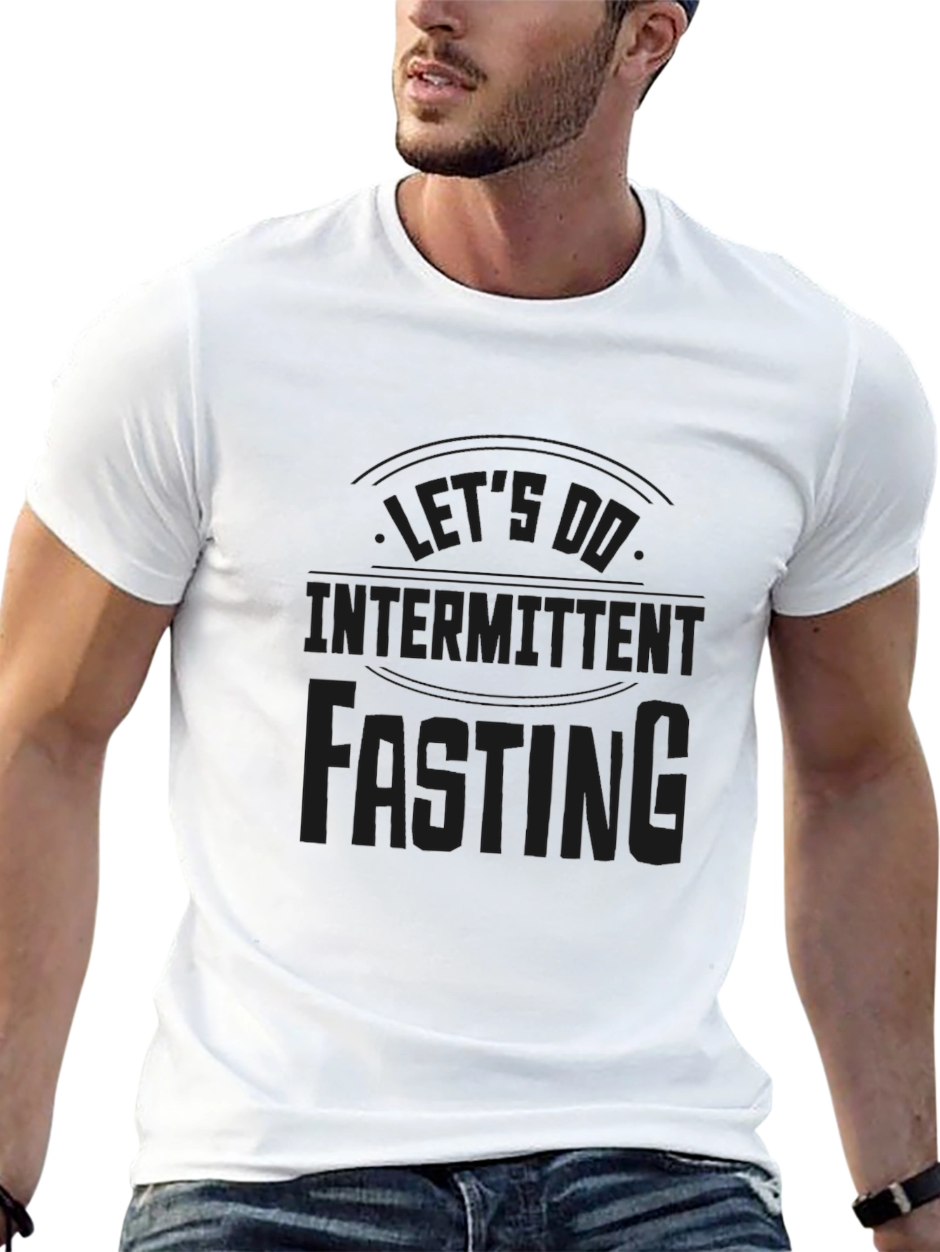 Lets Do Intermittent Fasting Black T-Shirt