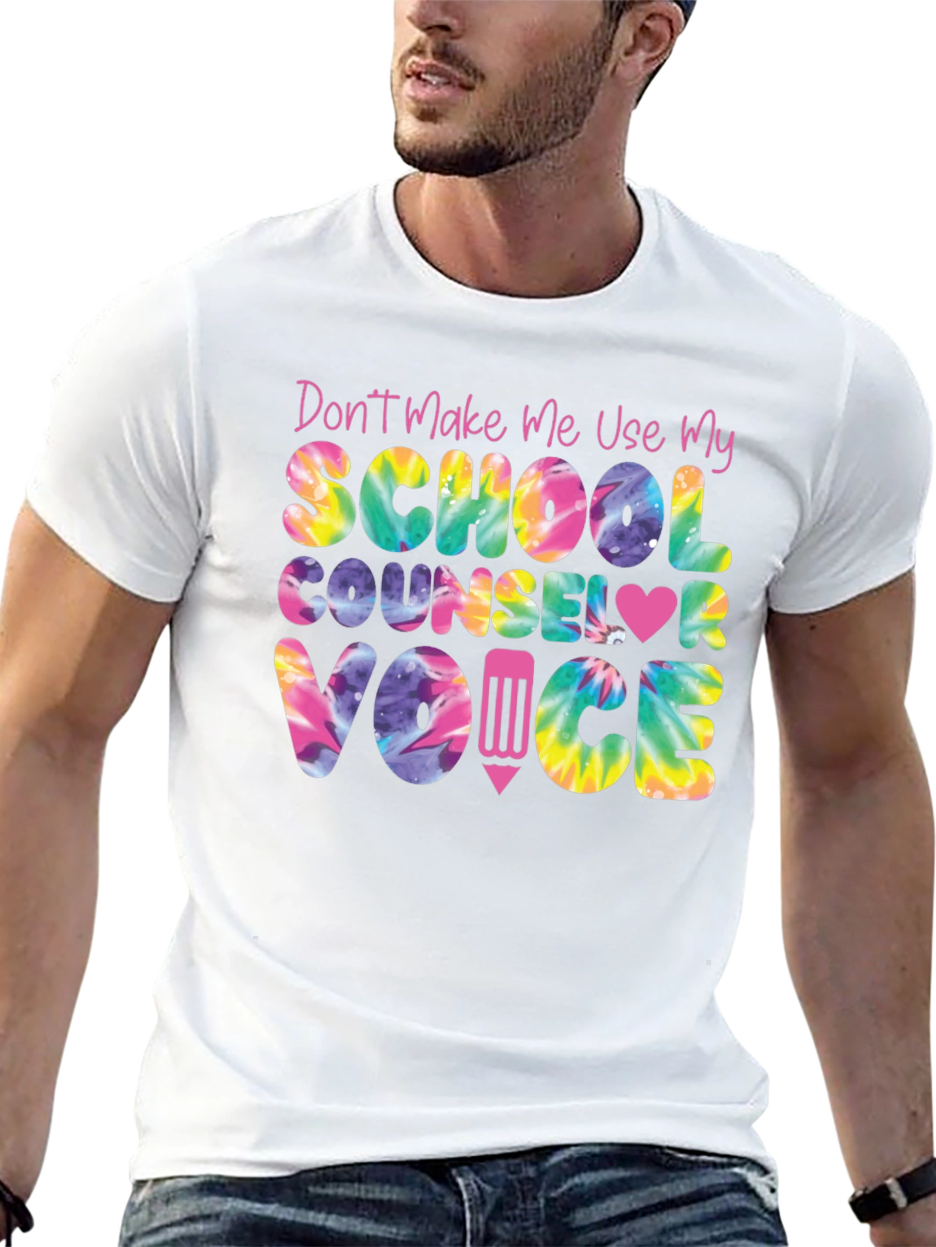 School Counselor Tie Dye T-Shirt