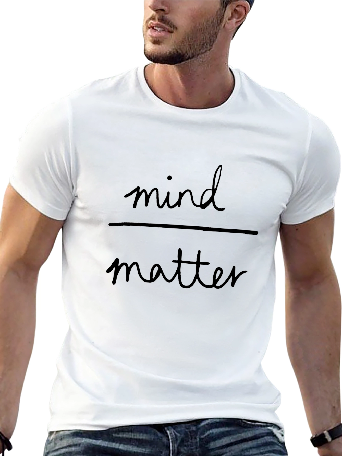 Mind Over Matter Graphic T-Shirt - Black