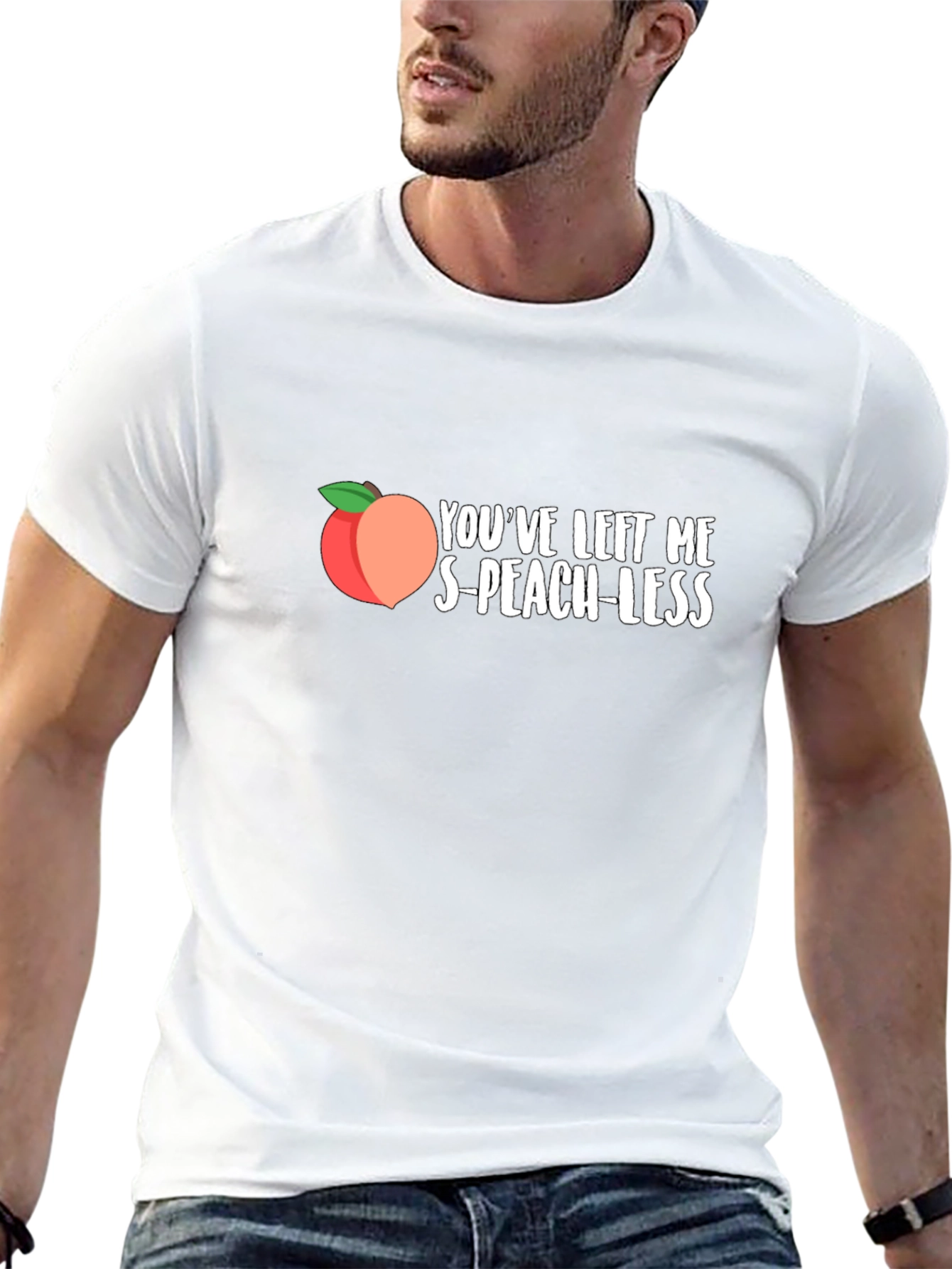 S-Peach-less Funny Graphic T-Shirt