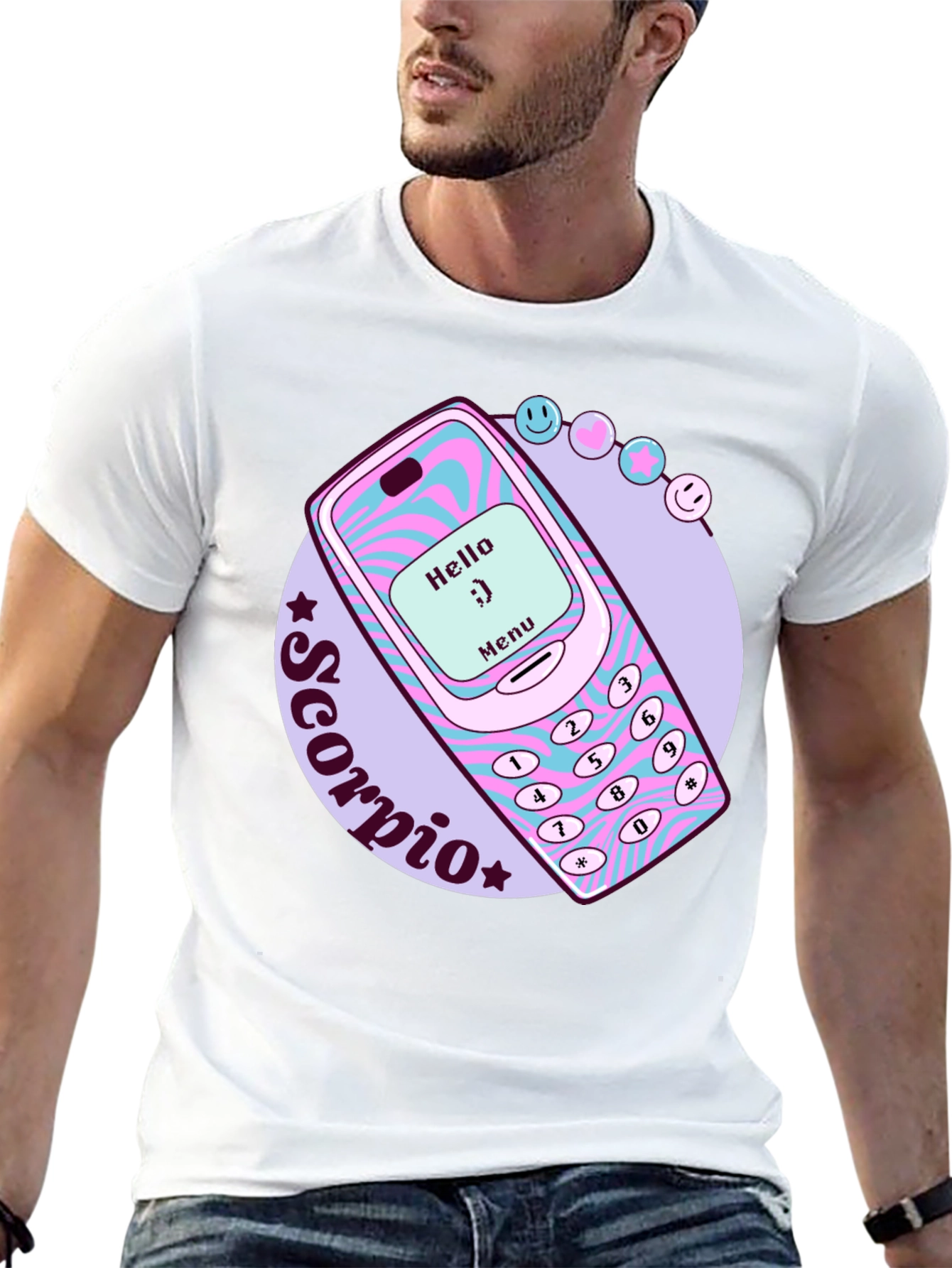 Retro Scorpio Zodiac Sign T-Shirt