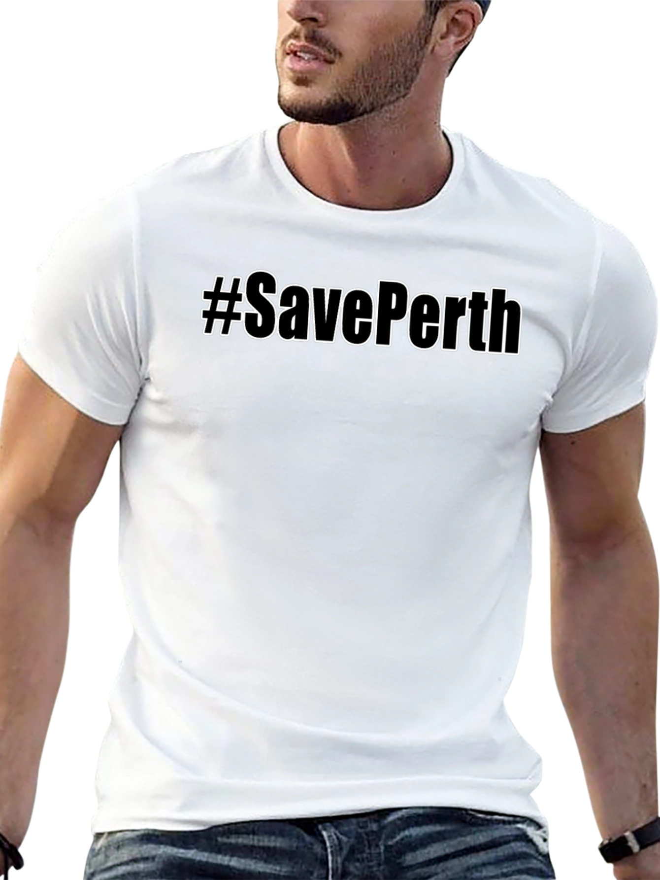 Save Perth Black T-Shirt