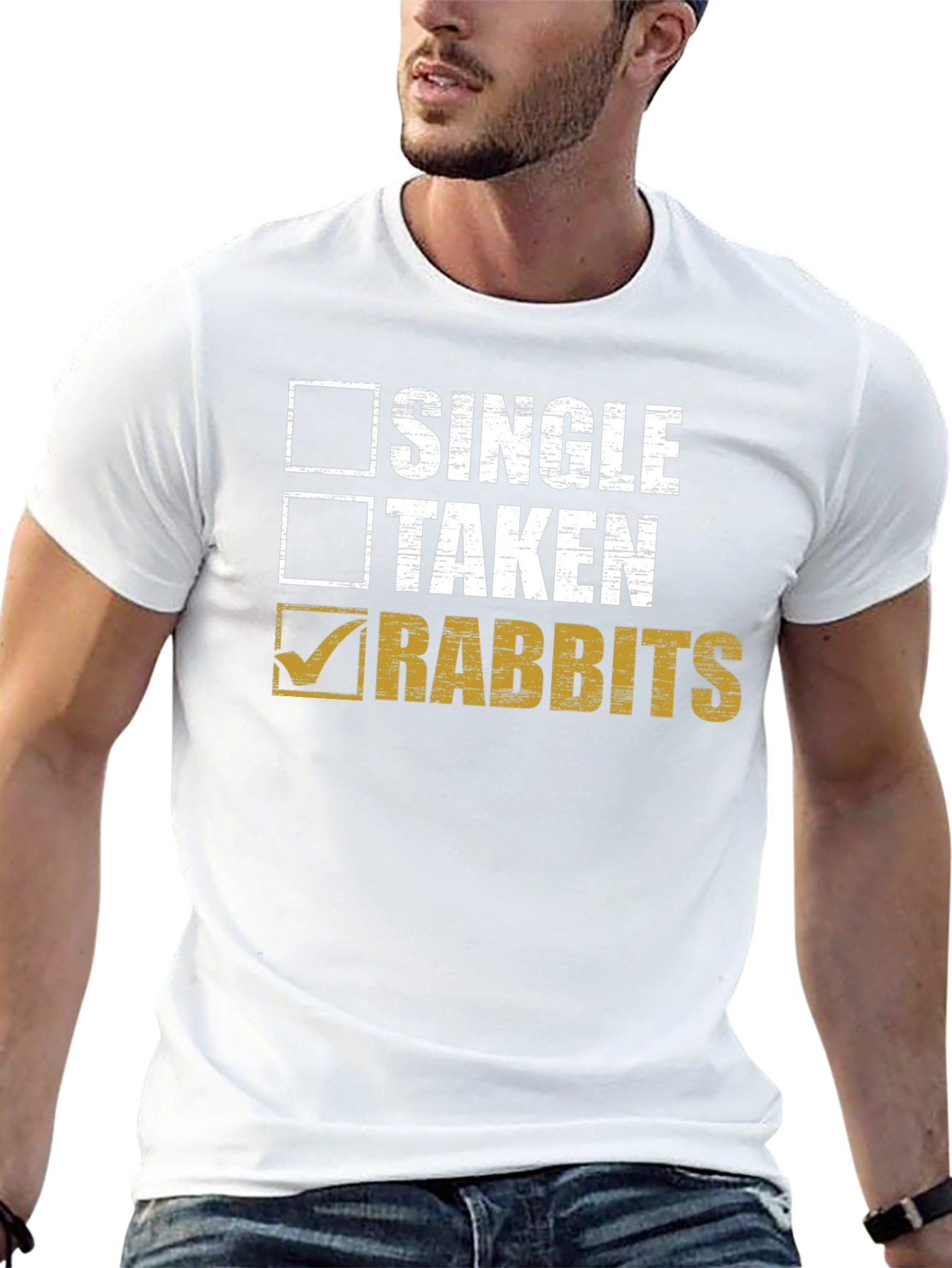 Single Taken Rabbits T-Shirt - Funny Animal Lover Tee