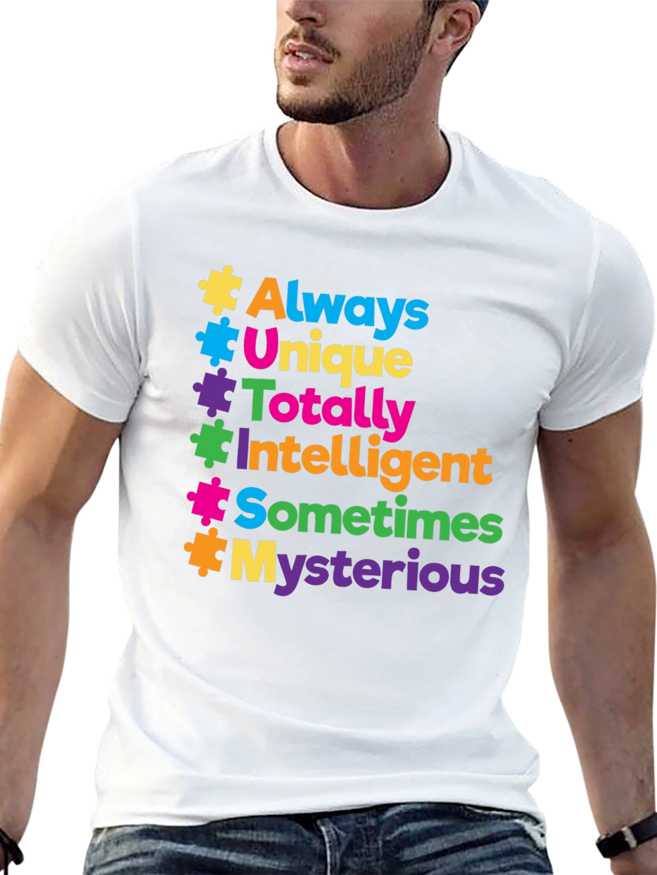 Autism Awareness Puzzle Piece T-Shirt