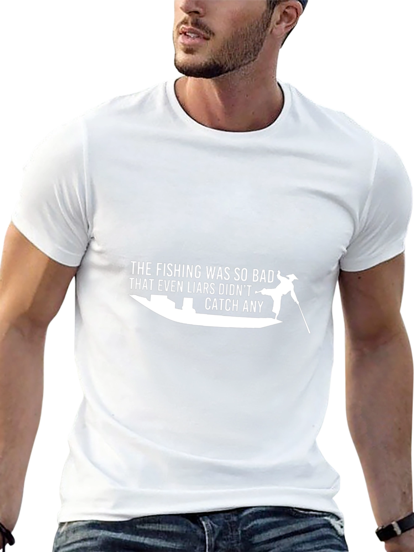 Fishing Humor T-Shirt: Liars Didnt Catch Any
