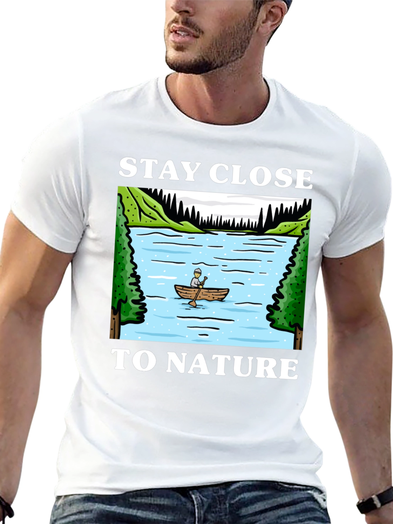 Stay Close To Nature Graphic Tee