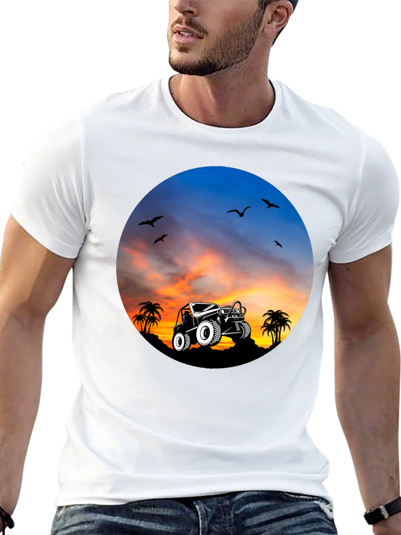 Sunset Jeep Adventure T-Shirt
