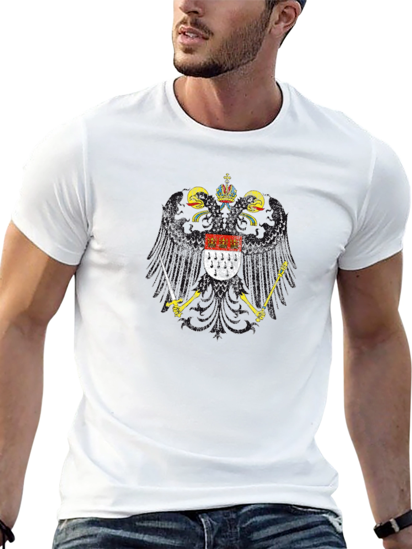 Cologne Coat of Arms T-Shirt - Black Cotton Tee