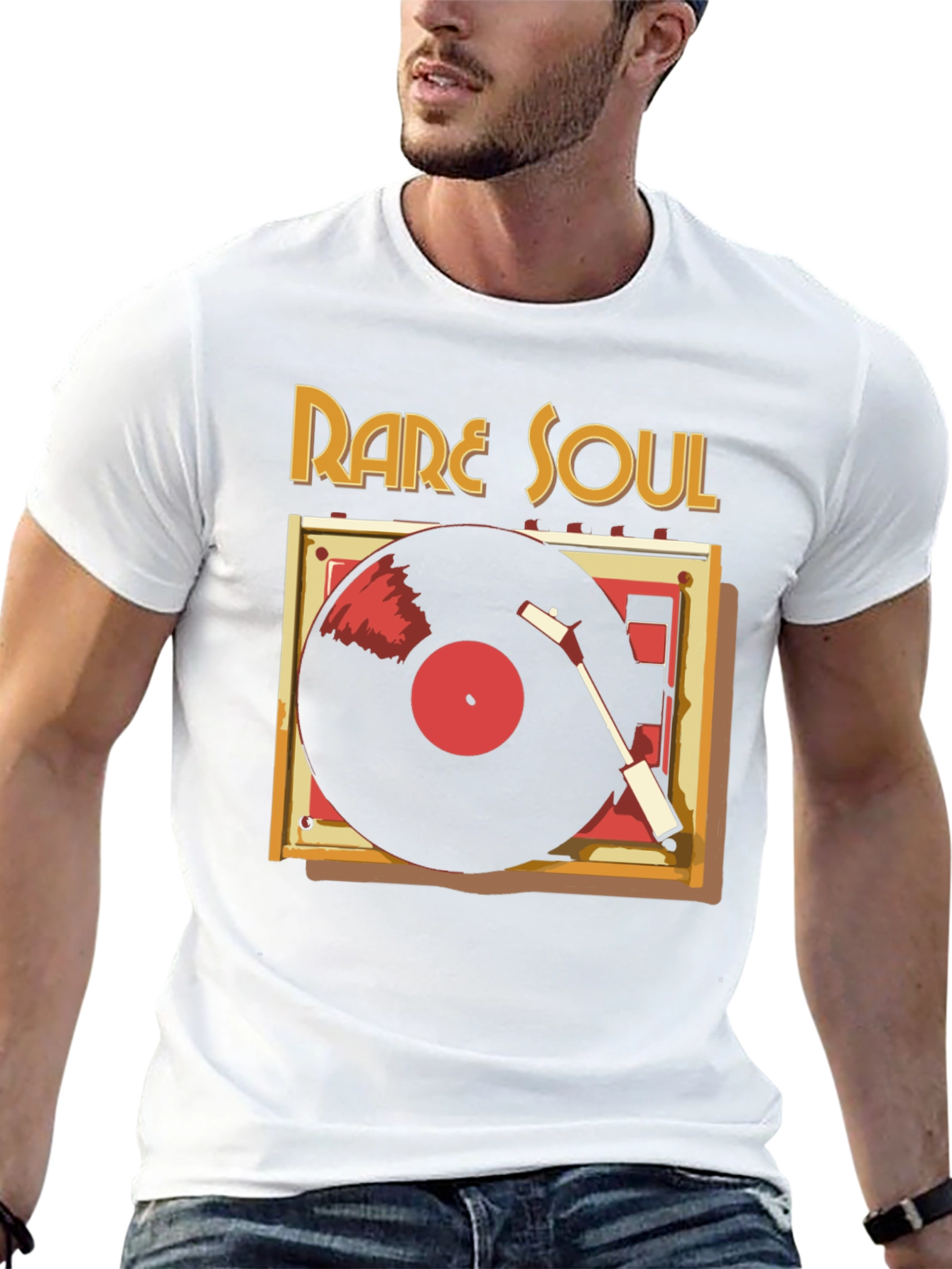Rare Soul Vinyl Record Graphic T-Shirt