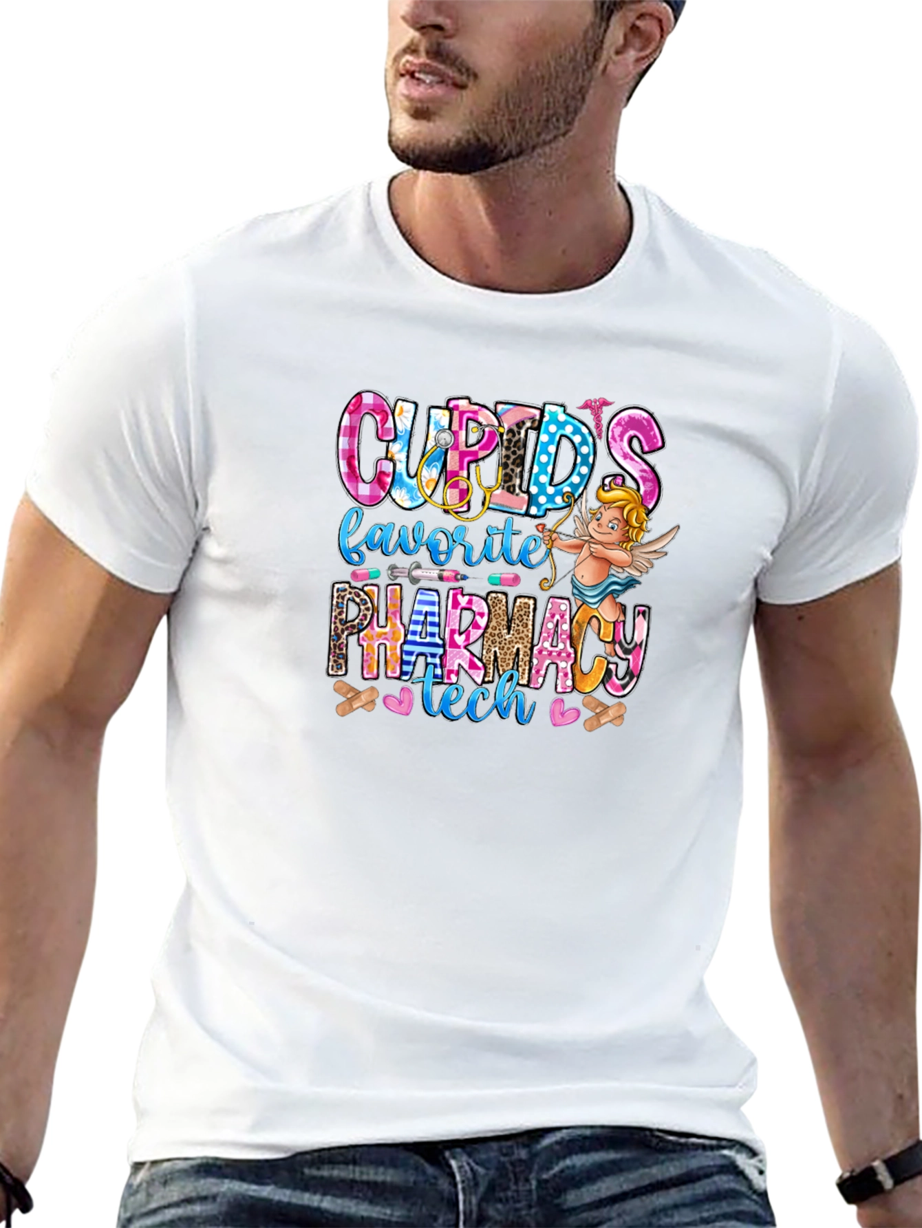 Cupids Favorite Pharmacy Tech T-Shirt